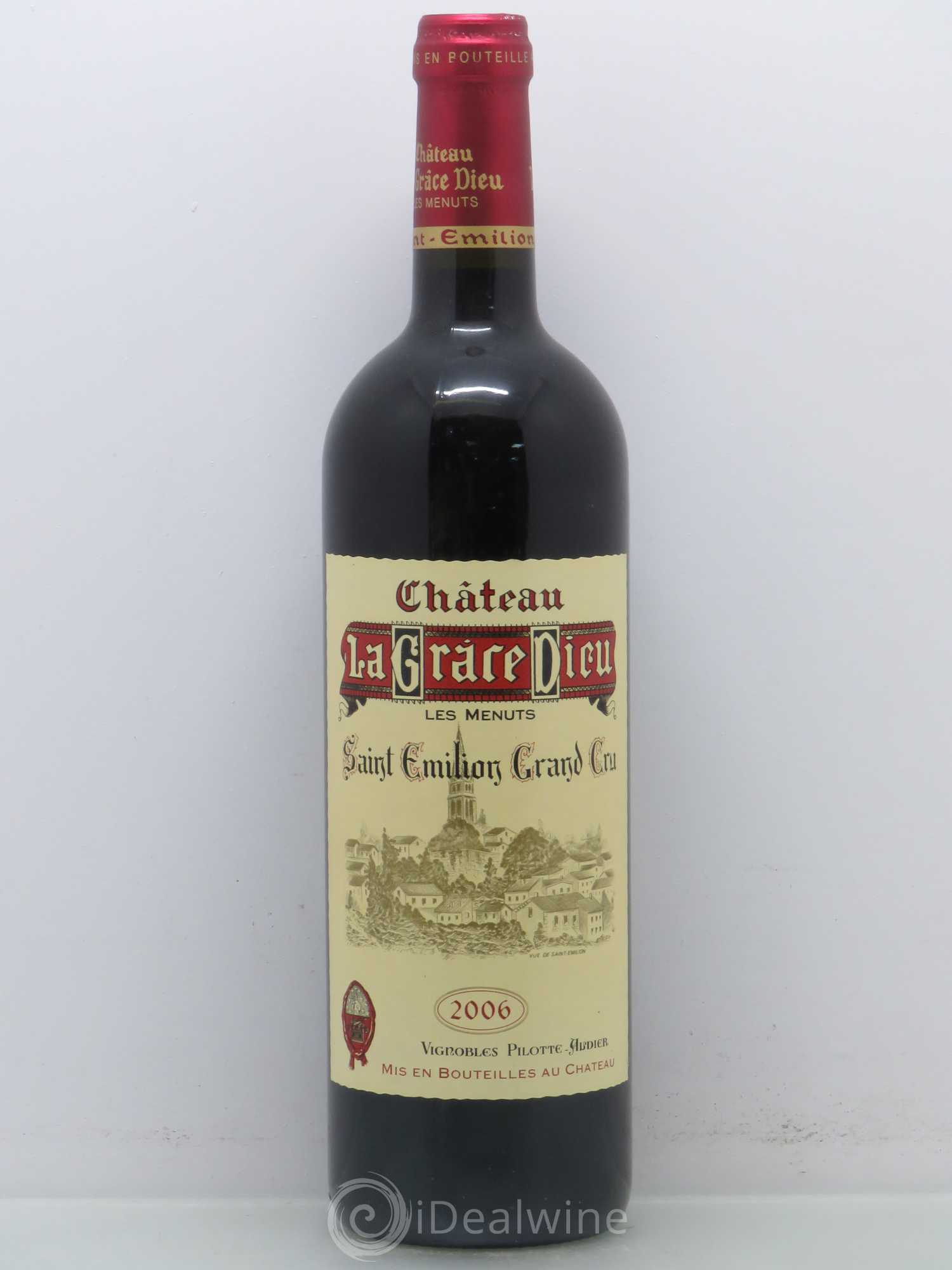 Château la Grâce Dieu les Menuts 2006 - Lot de 1 bouteille - 0