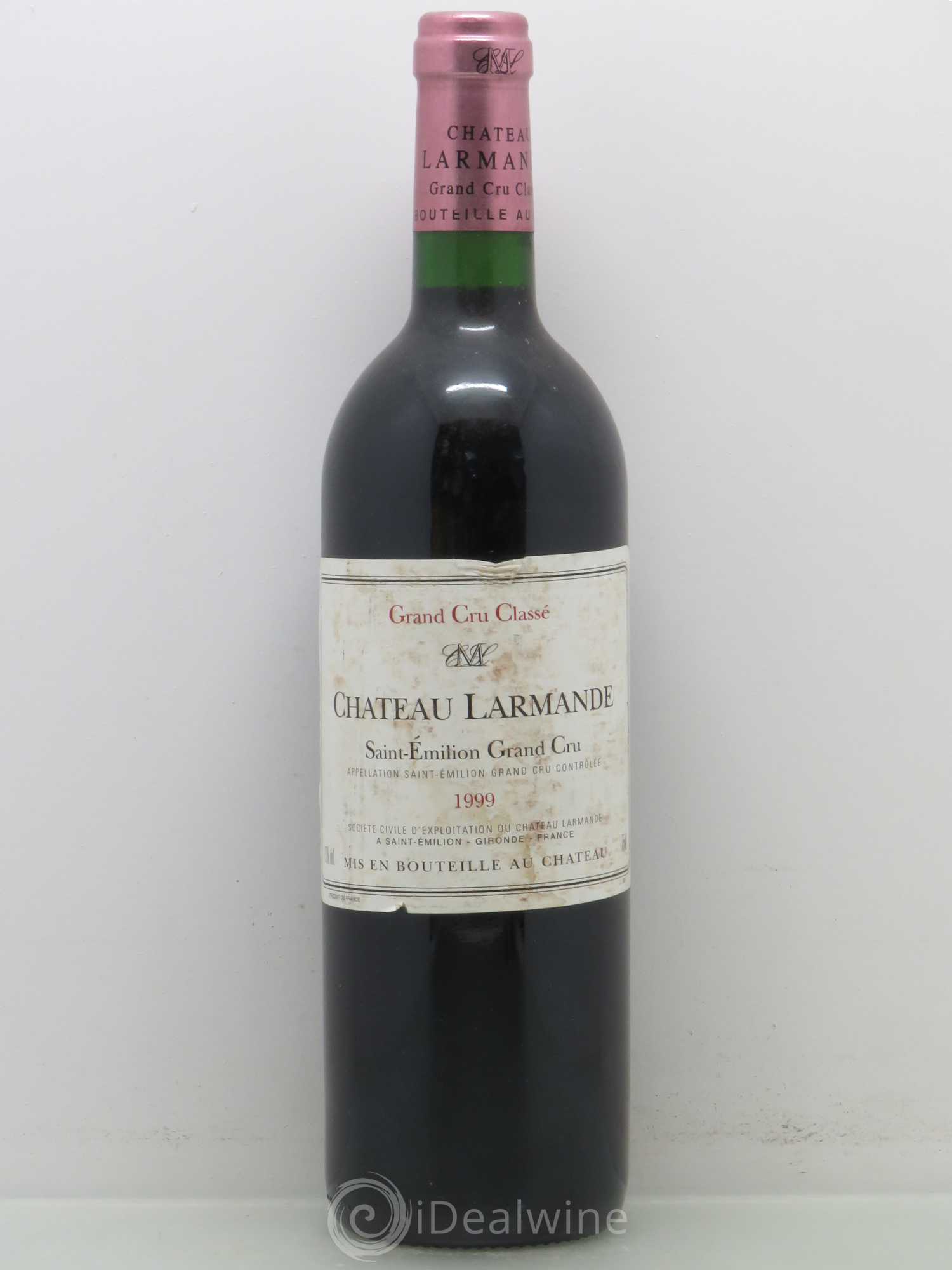 Château Larmande Grand Cru Classé 1999 - Lot de 1 bouteille - 0