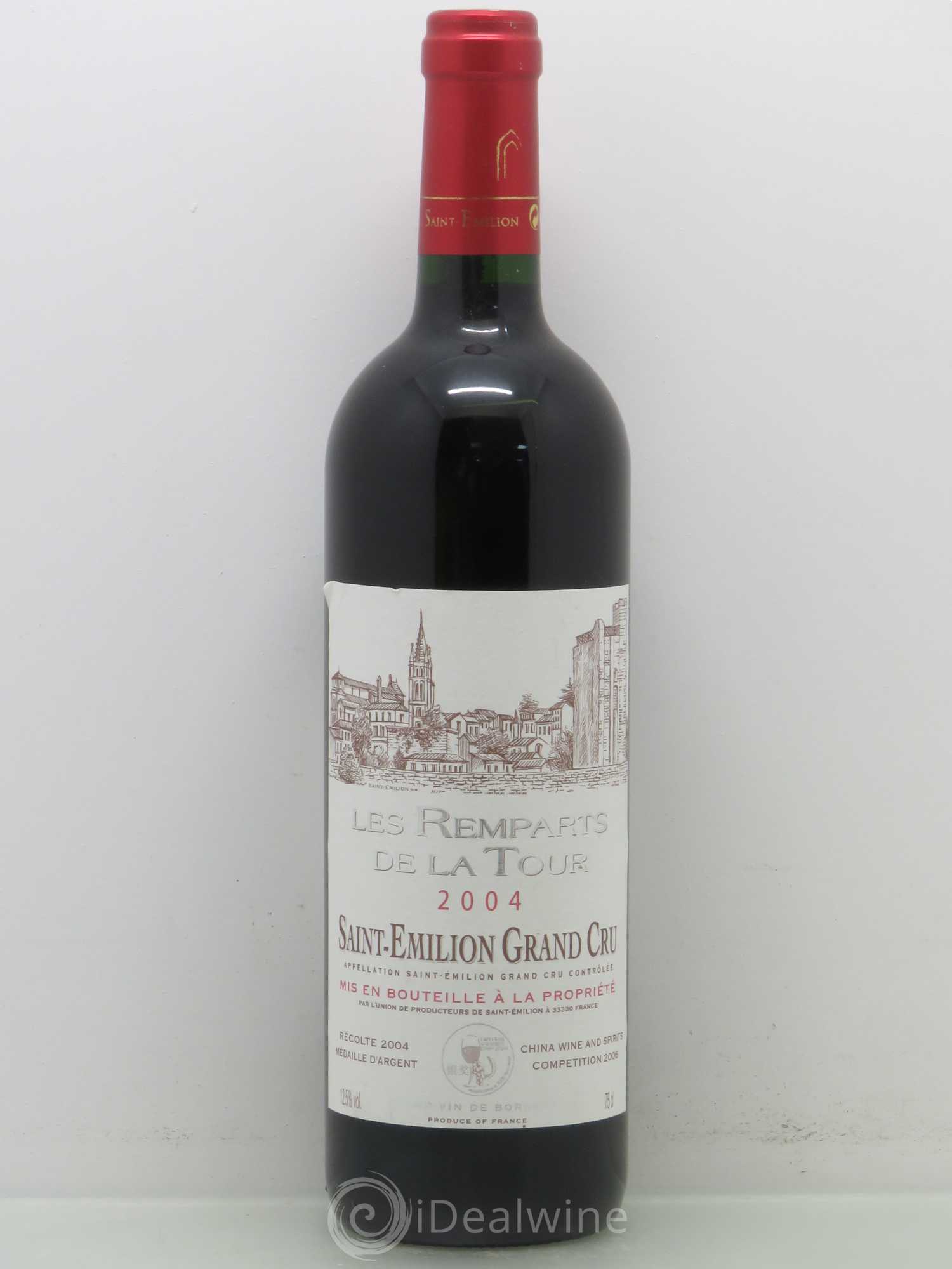 Saint-Émilion Grand Cru Les Remparts de la Tour 2004 - Posten von 1 Flasche - 0