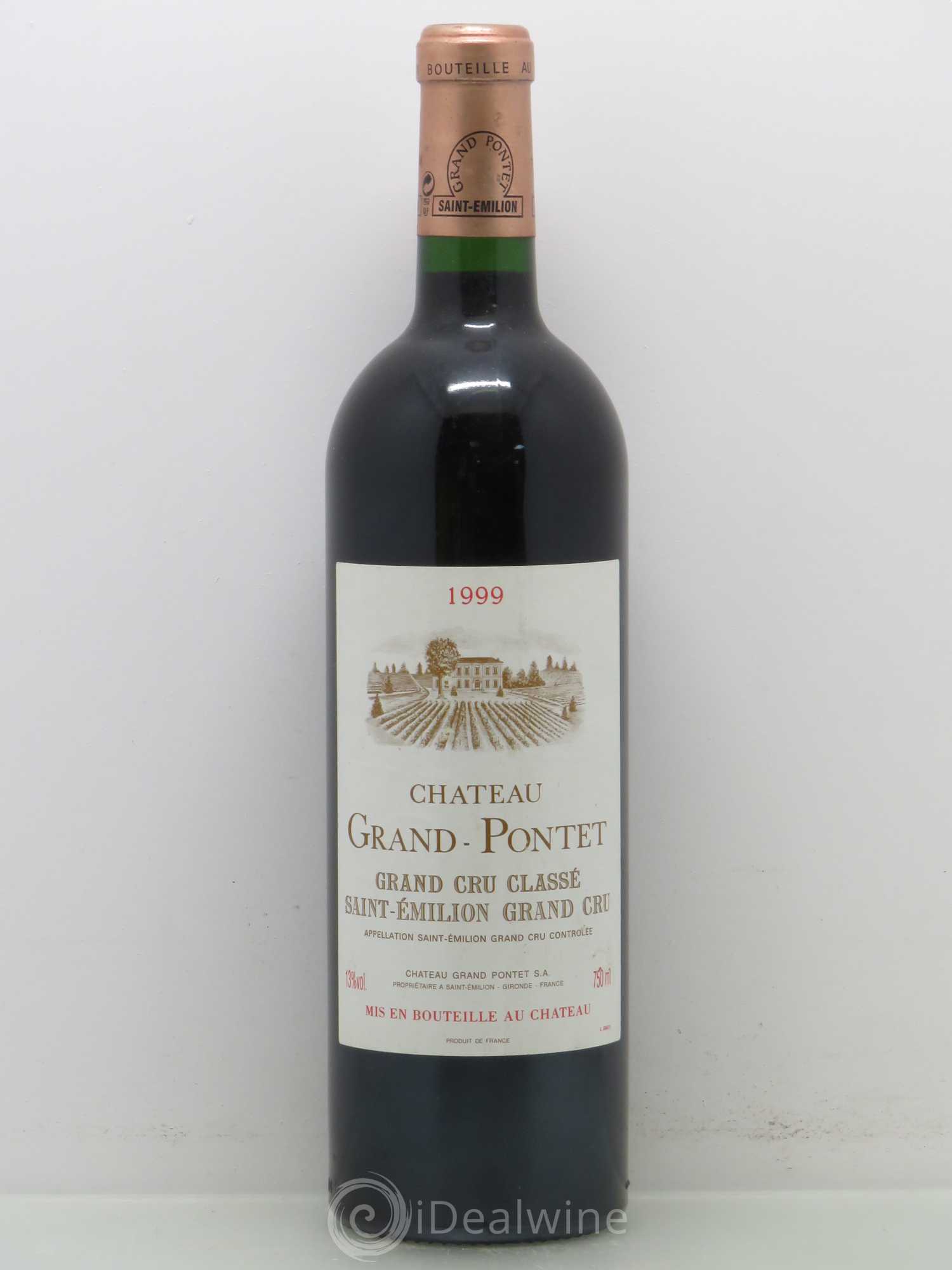 Château Grand Pontet Grand Cru Classé 1999 - Lot de 1 bouteille - 0
