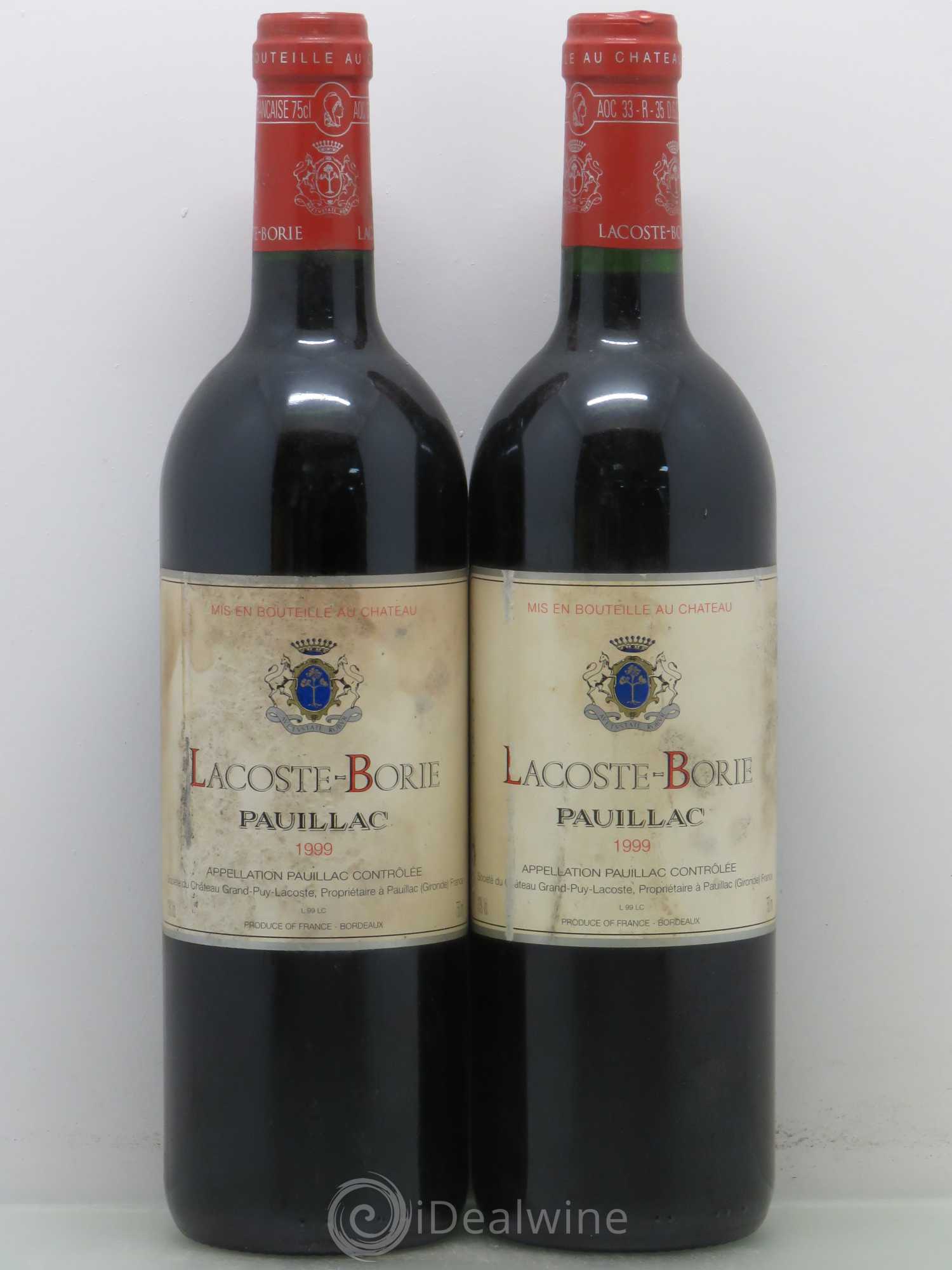 Lacoste Borie 1999 - Lot de 7 bouteilles - 3