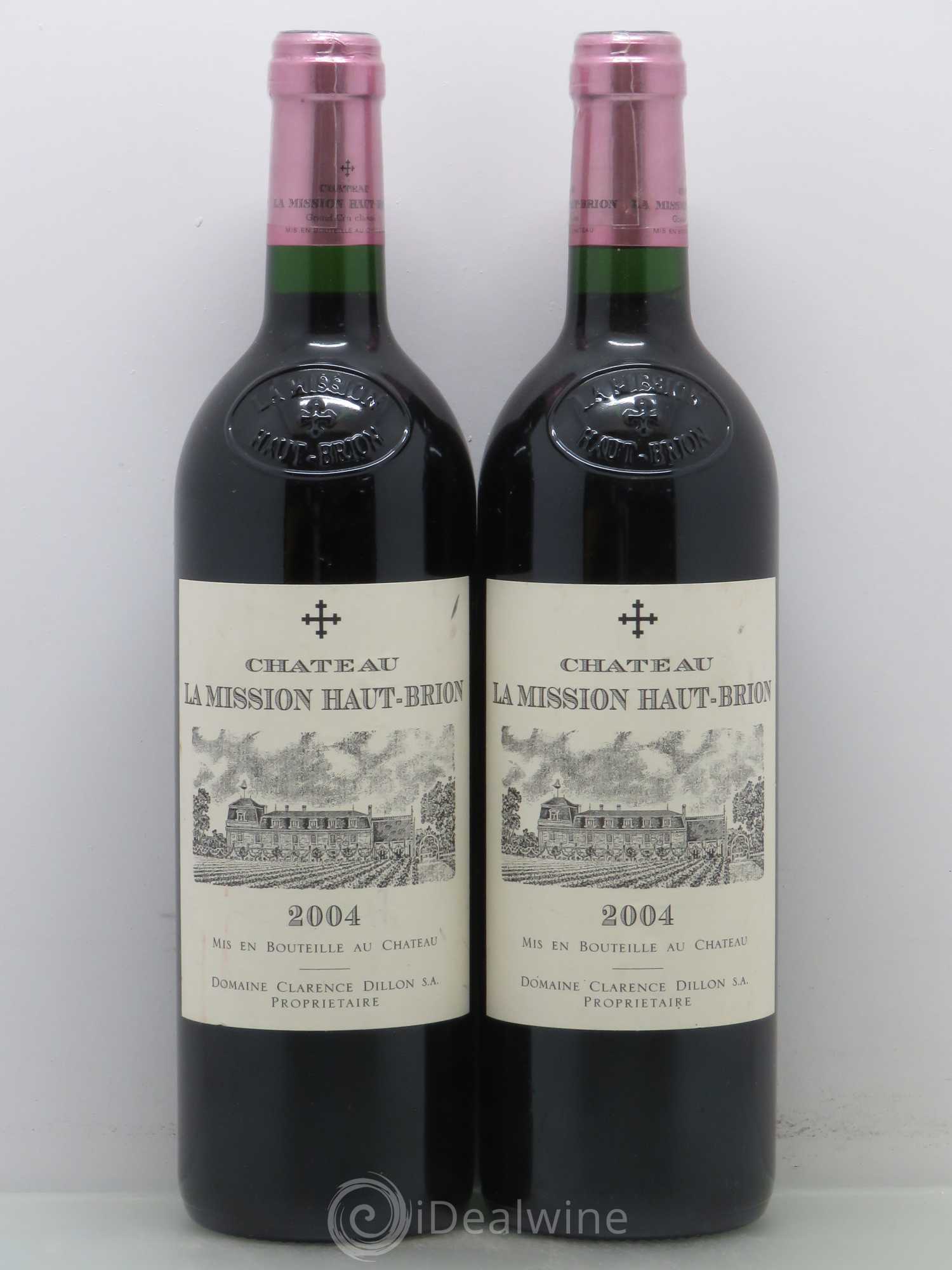 Château la Mission Haut-Brion Cru Classé de Graves 2004 - Lot de 2 bouteilles - 0