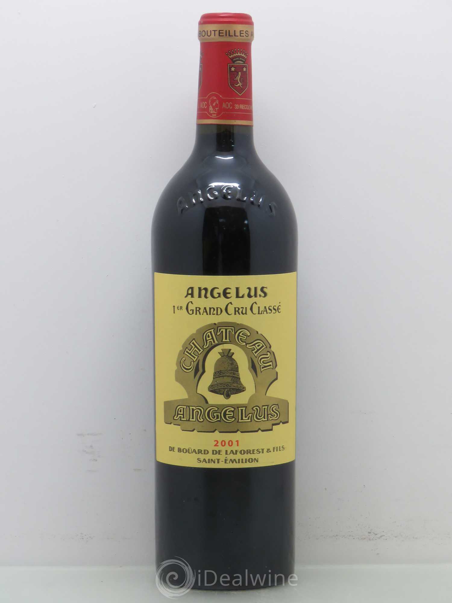 Château Angélus 1er Grand Cru Classé A 2001 - Lot de 1 bouteille - 0
