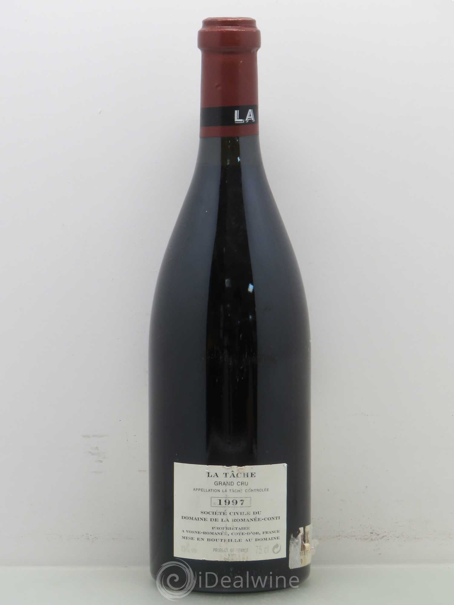 La Tâche Grand Cru Domaine de la Romanée-Conti 1997 - Lot de 1 bouteille - 1