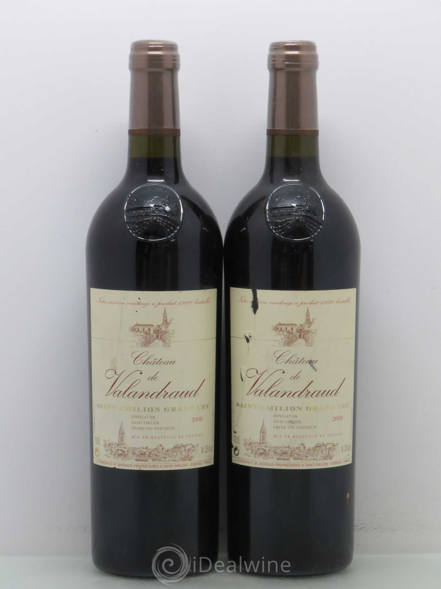 Château de Valandraud 2000 - Lot de 2 bouteilles - 0