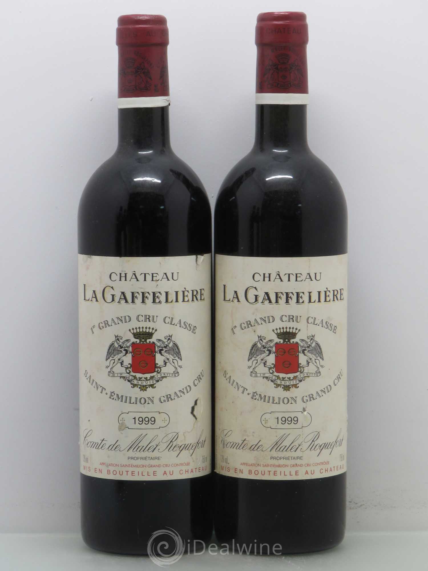 Château la Gaffelière 1er Grand Cru Classé B 1999 - Lot de 4 bouteilles - 1