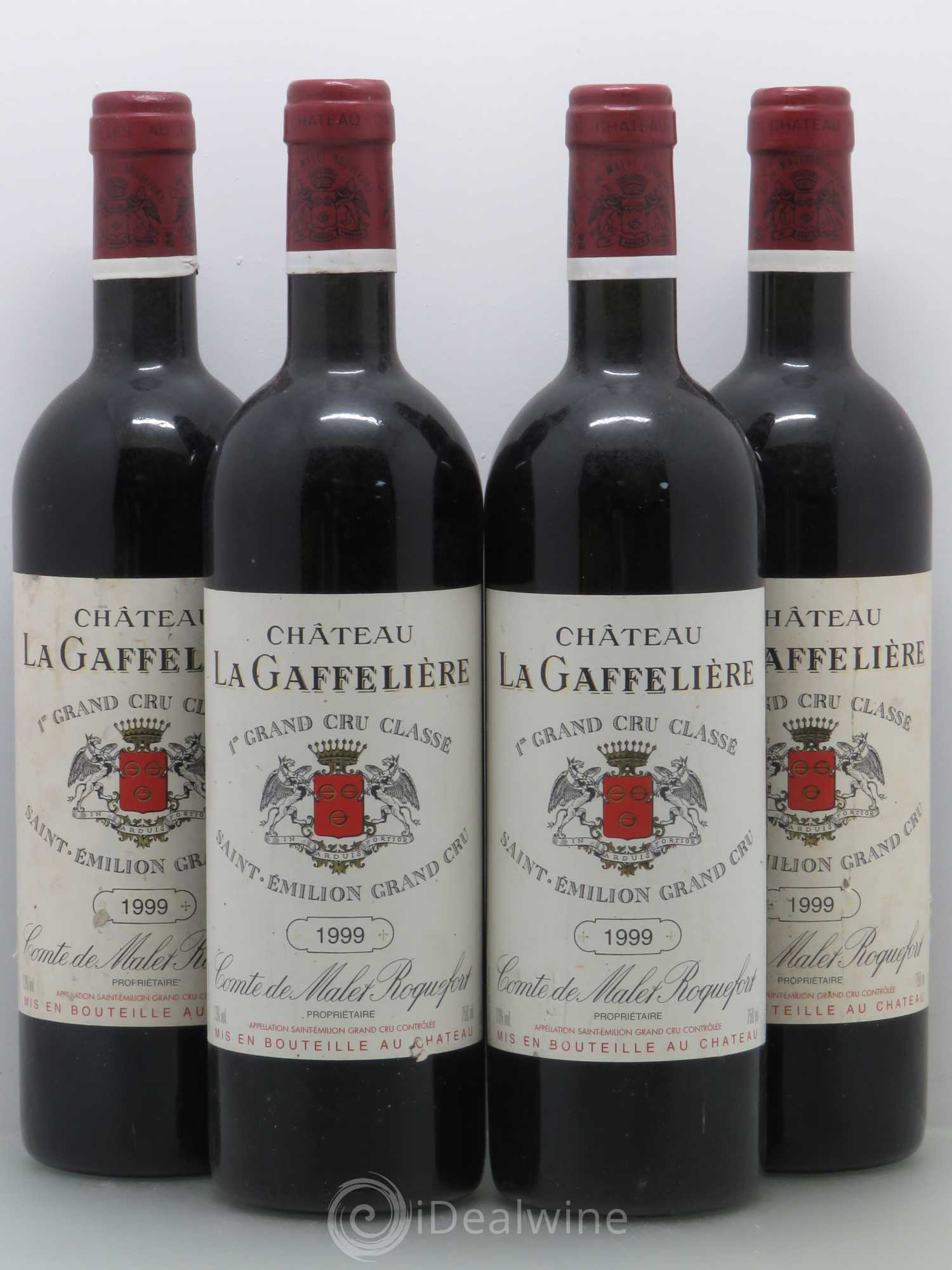 Château la Gaffelière 1er Grand Cru Classé B 1999 - Lot de 4 bouteilles - 0