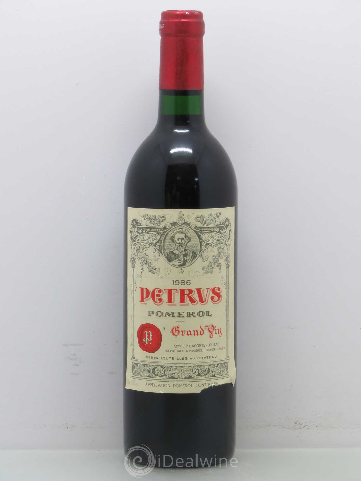 Petrus 1986 - Lot de 1 bouteille - 0