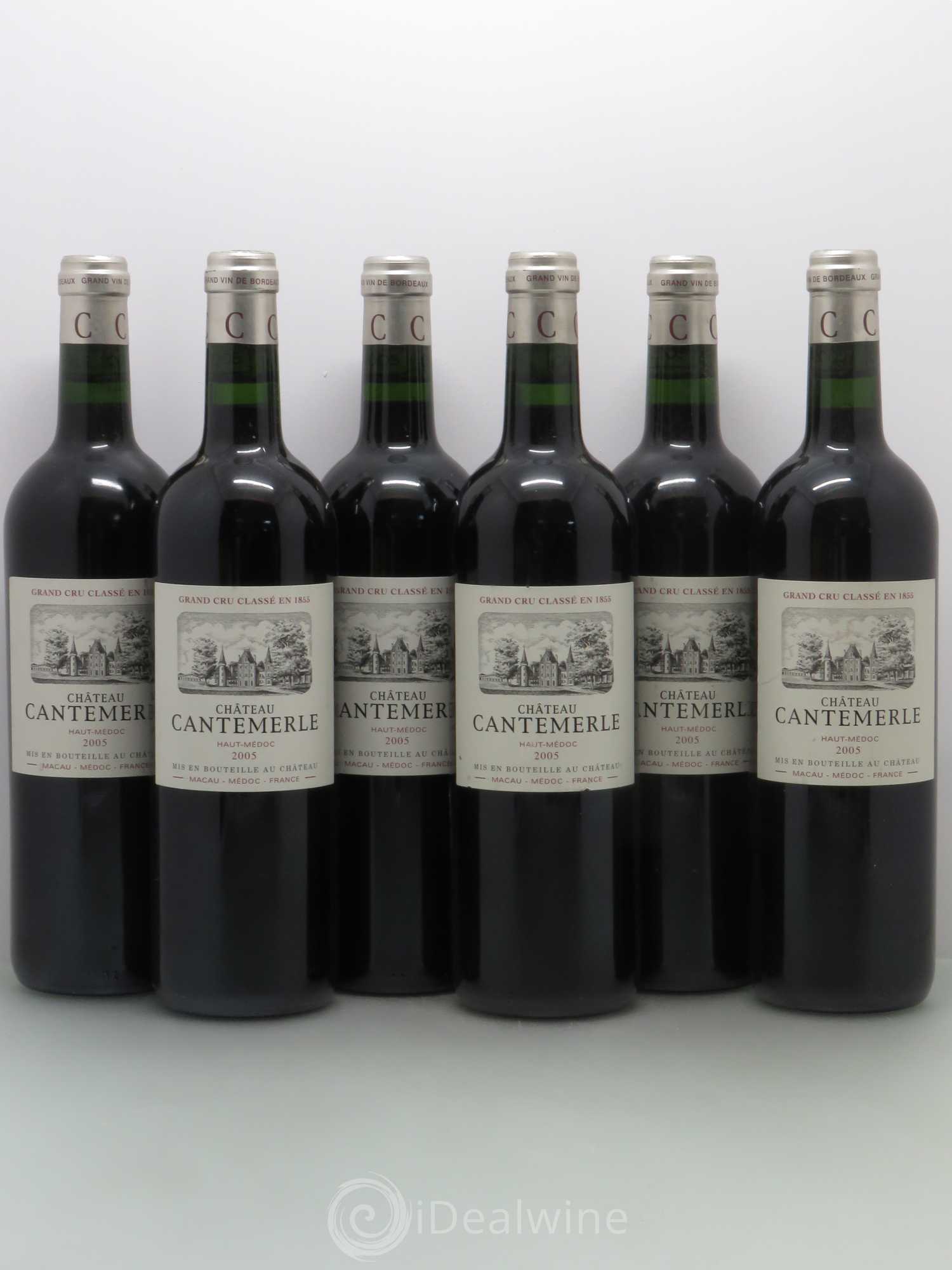 Château Cantemerle 5ème Grand Cru Classé 2005 - Lot de 6 bouteilles - 0
