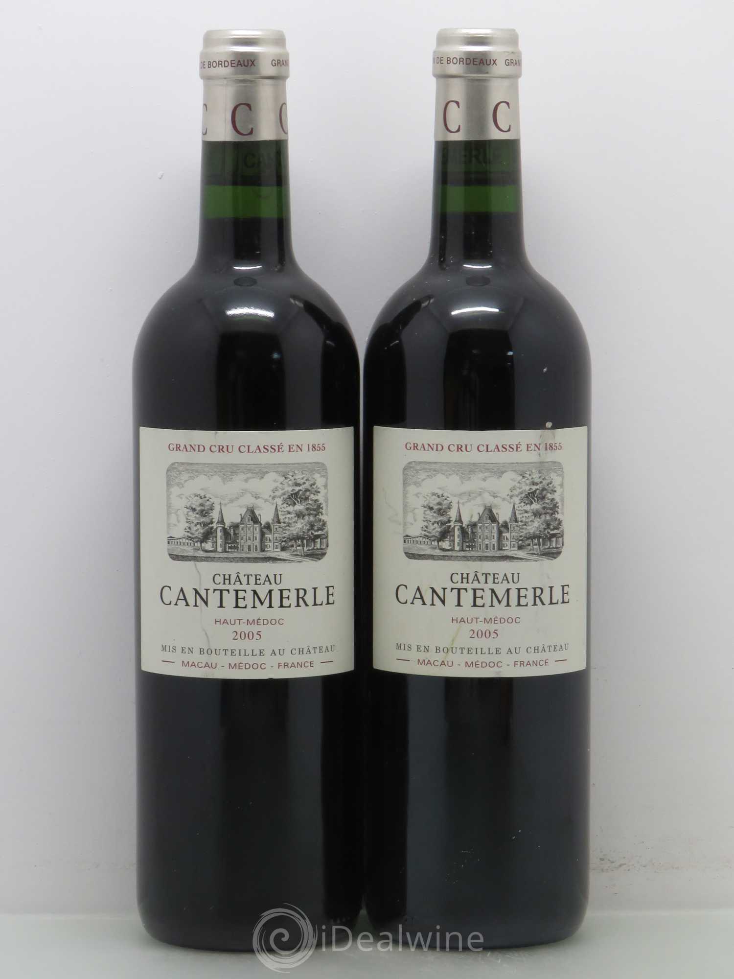 Château Cantemerle 5ème Grand Cru Classé 2005 - Lot de 4 bouteilles - 2