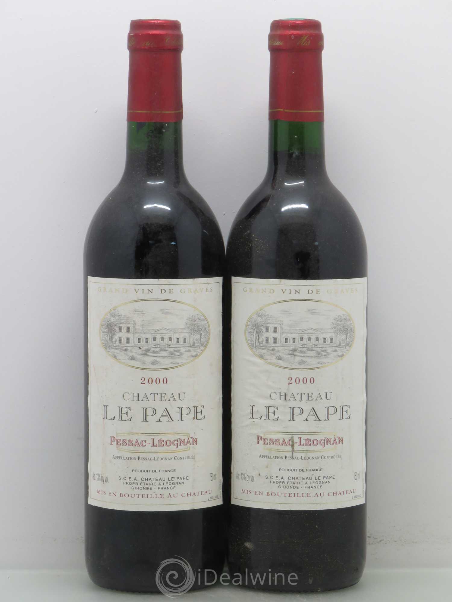 Pessac-Léognan Chateau Le Pape 2000 - Posten von 7 Flaschen - 3