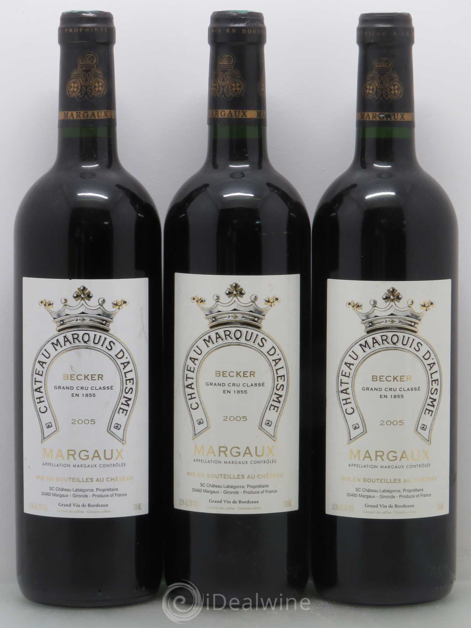 Château Marquis d'Alesme 2005 - Lot de 6 bouteilles - 2