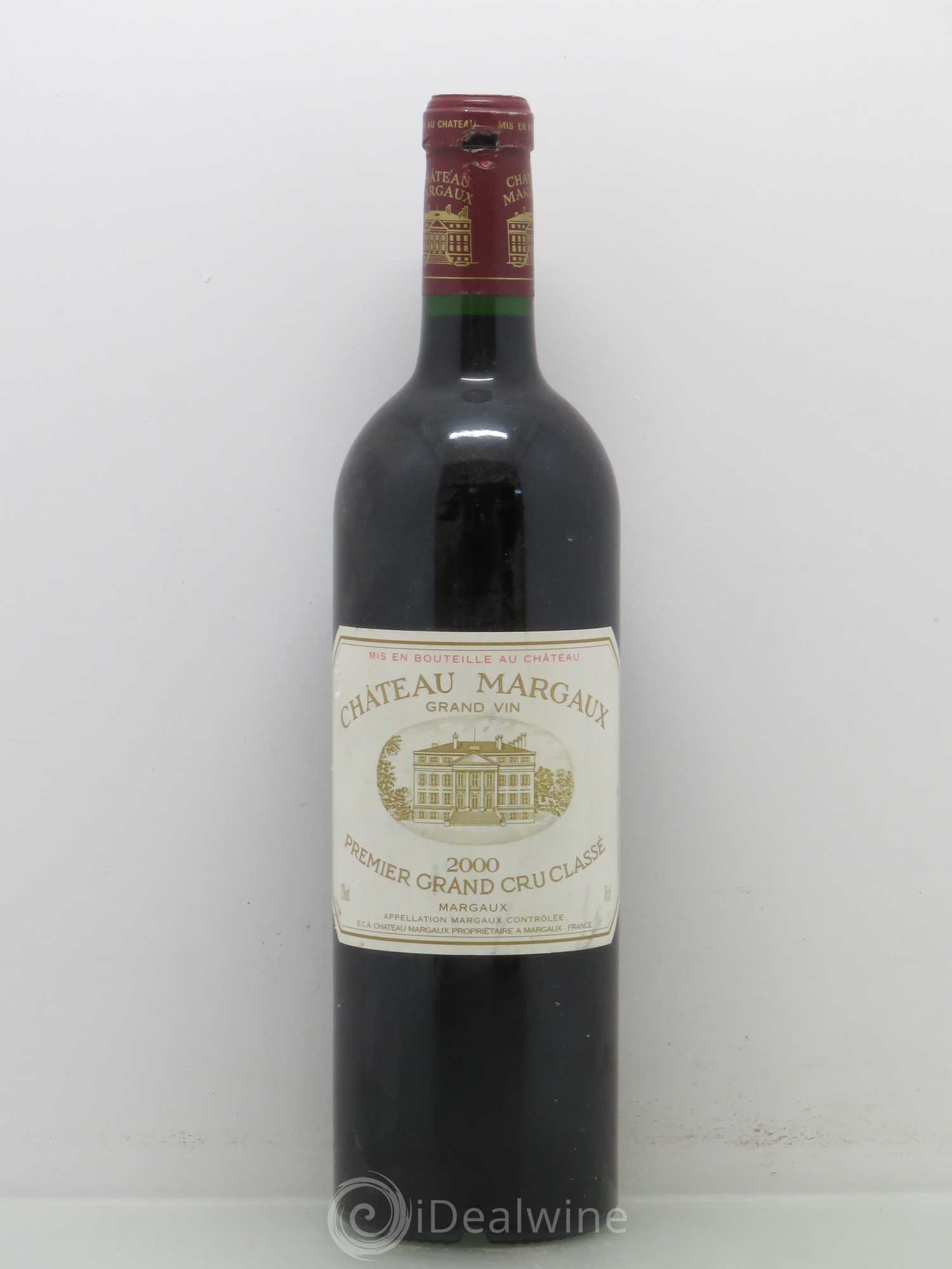 Château Margaux 1er Grand Cru Classé 2000 - Lot de 1 bouteille - 0