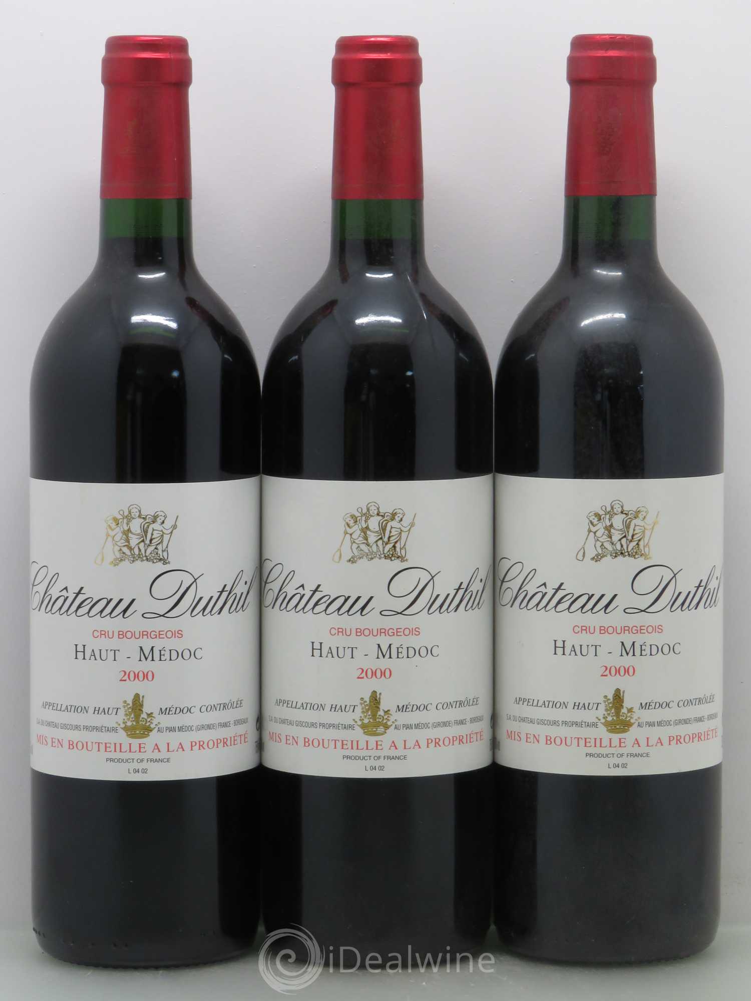 Haut Médoc Chateau Duthil 2000 - Posten von 6 Flaschen - 2