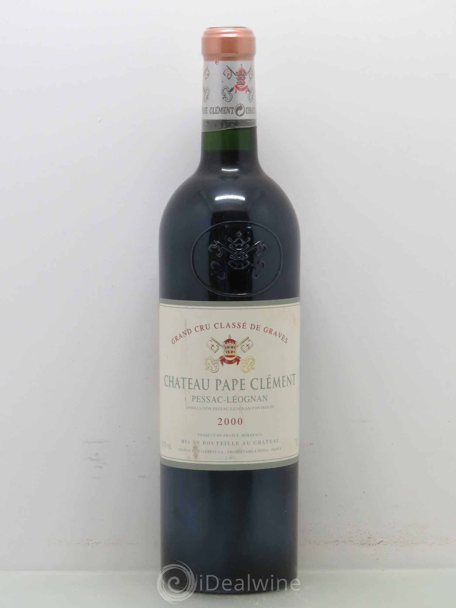 Château Pape Clément Cru Classé de Graves 2000 - Lot de 1 bouteille - 0