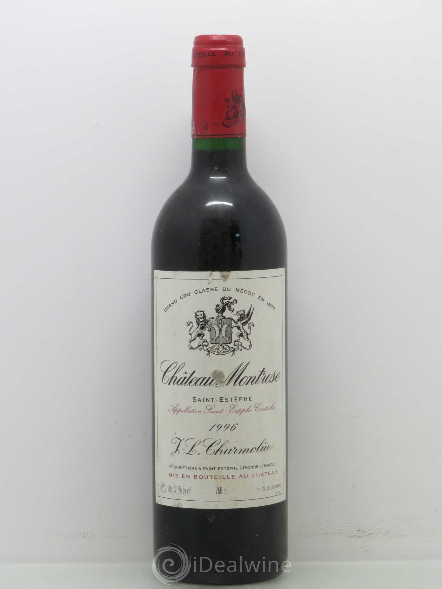 Château Montrose 2ème Grand Cru Classé 1996 - Lot de 1 bouteille - 0