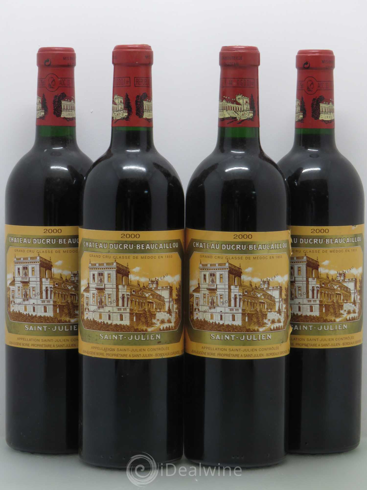 Château Ducru Beaucaillou 2ème Grand Cru Classé 2000 - Lot de 4 bouteilles - 0