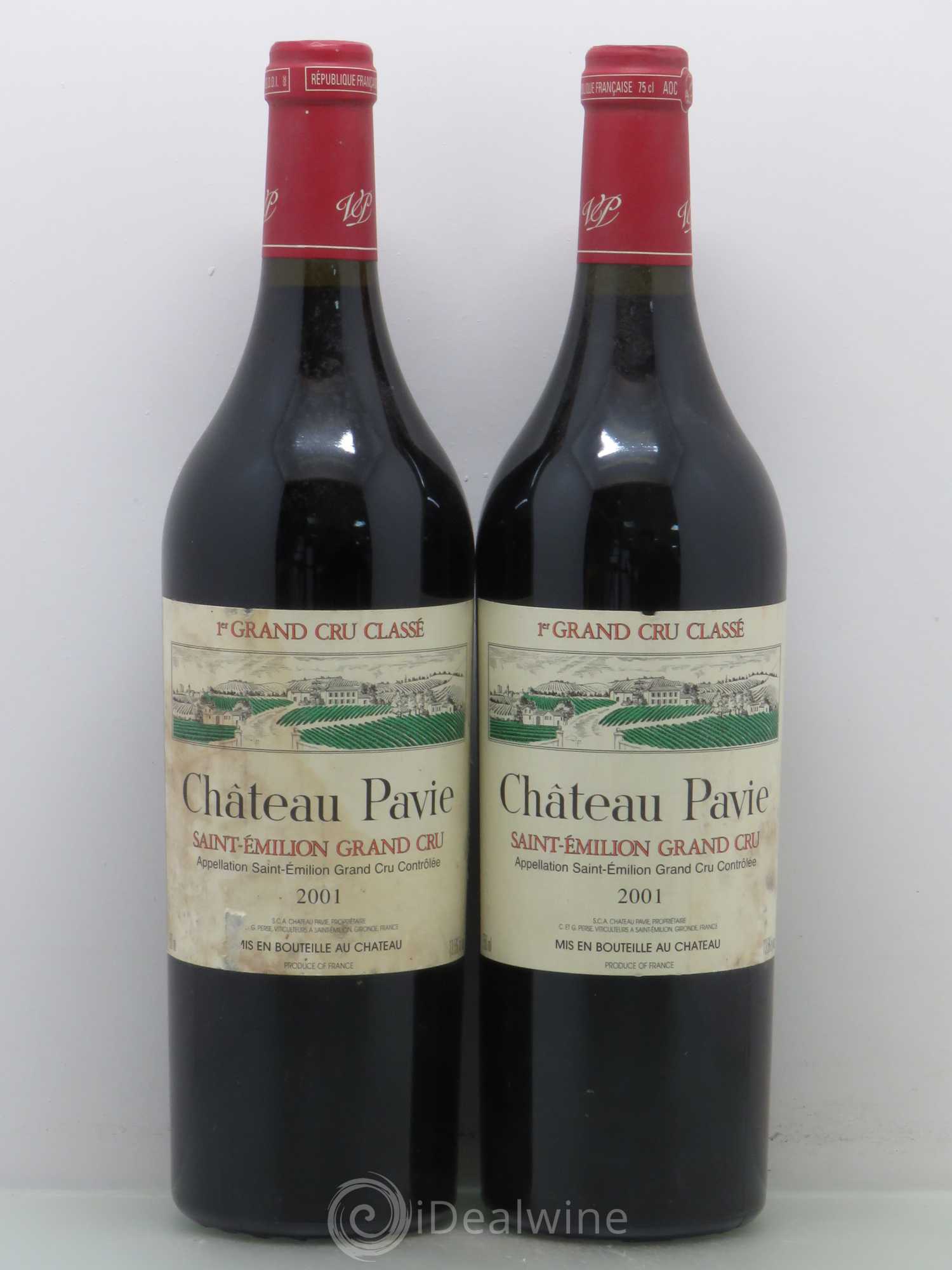 Château Pavie 1er Grand Cru Classé A 2001 - Lot de 5 bouteilles - 2