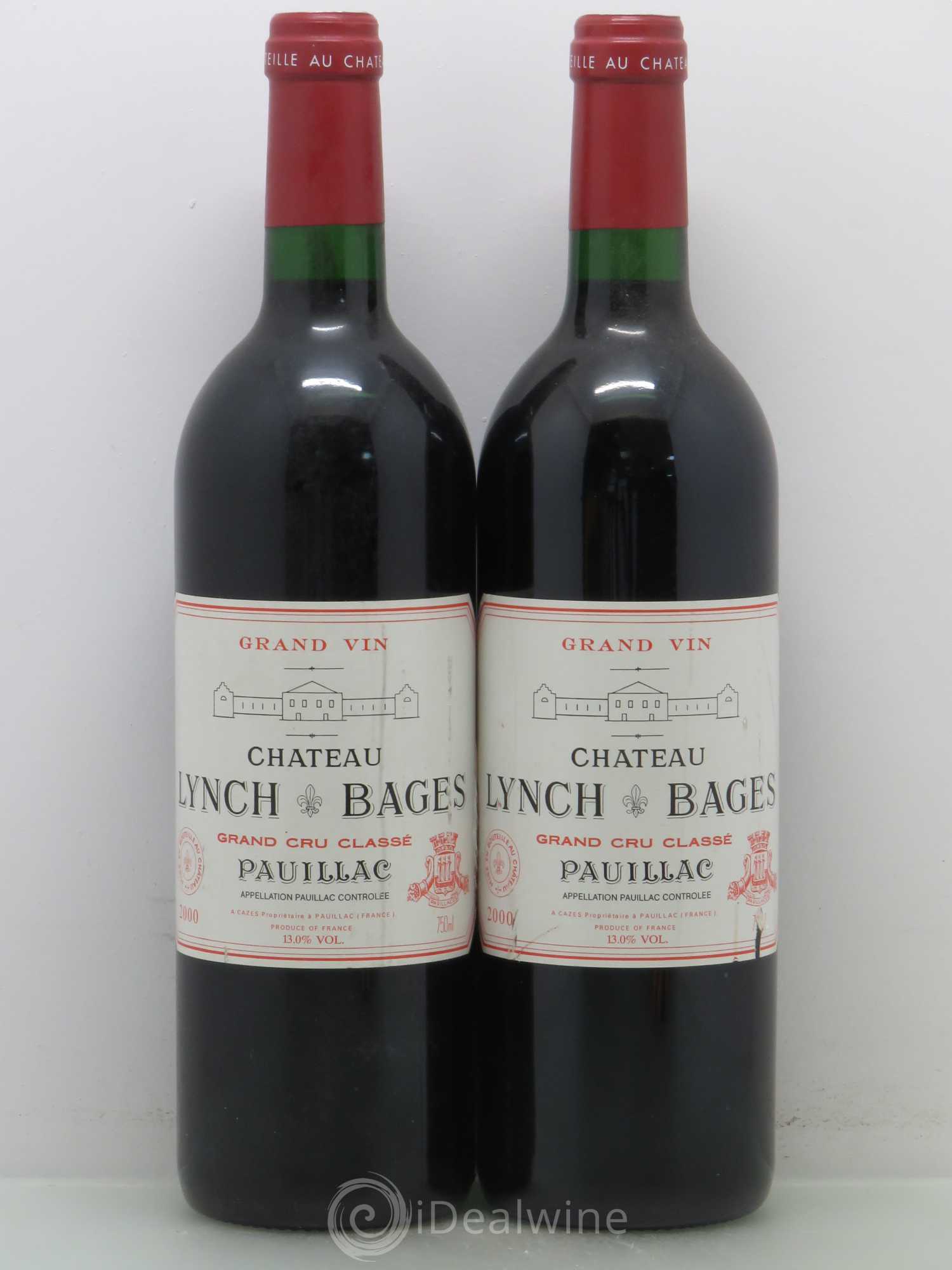 Château Lynch Bages 5ème Grand Cru Classé 2000 - Lot de 5 bouteilles - 2
