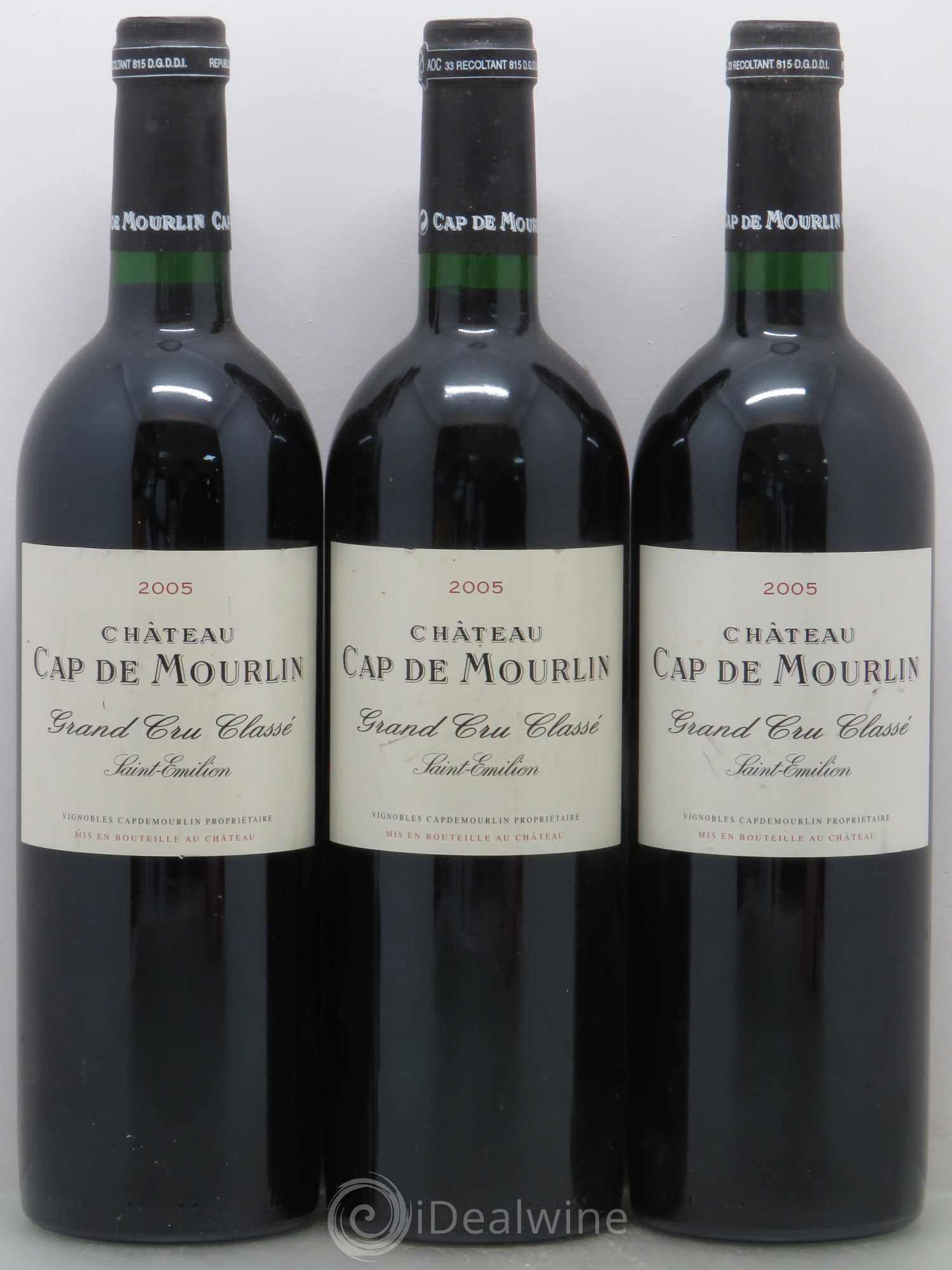 Château Cap de Mourlin Grand Cru Classé 2005 - Lot de 8 bouteilles - 2