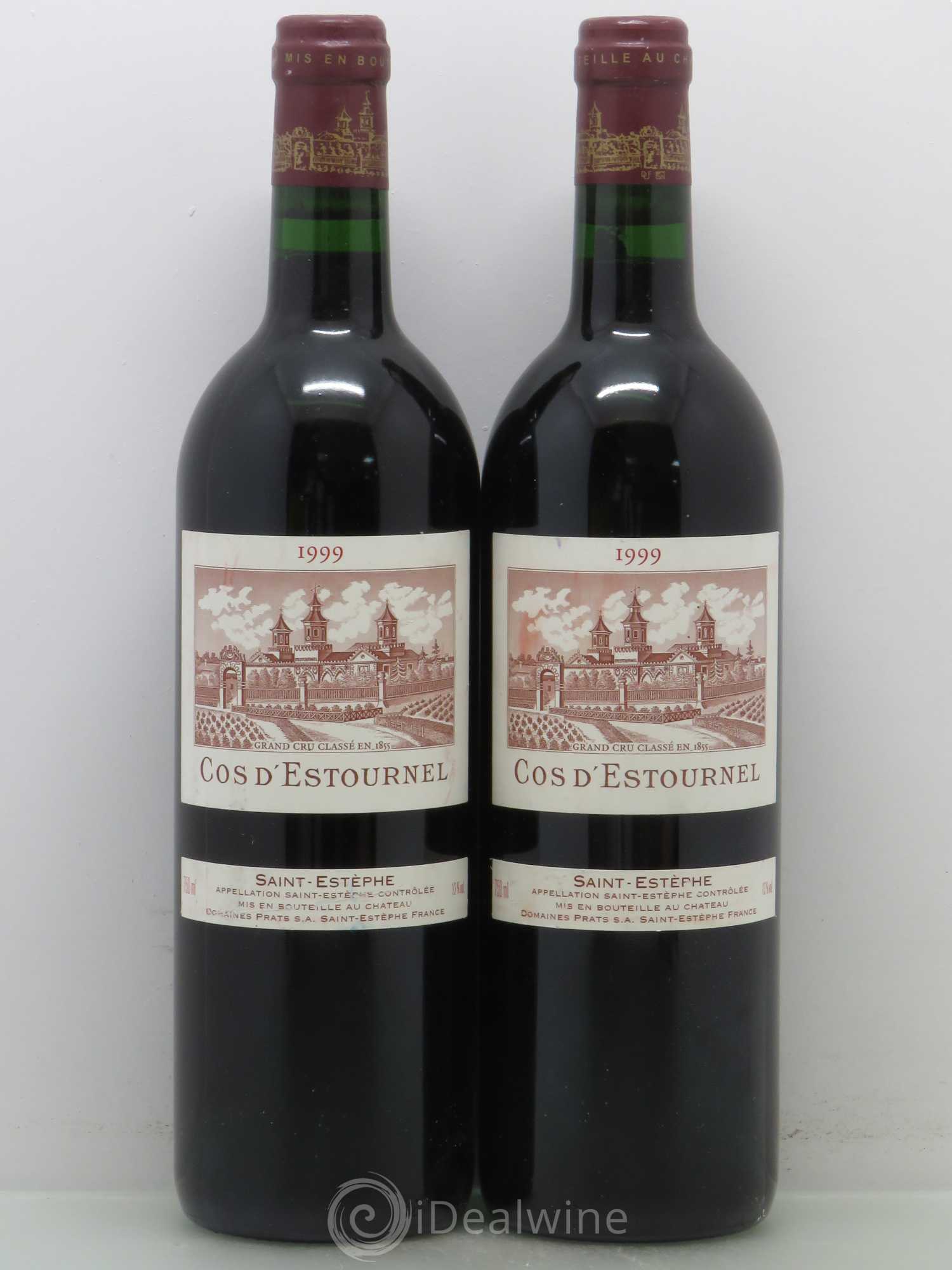 Cos d'Estournel 2ème Grand Cru Classé 1999 - Lot de 2 bouteilles - 0