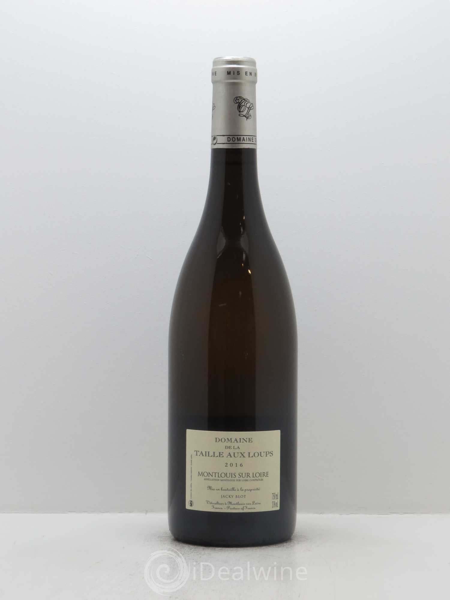 Montlouis-sur-Loire Rémus La Taille aux Loups - Jacky Blot 2016 - Lot de 1 bouteille - 1