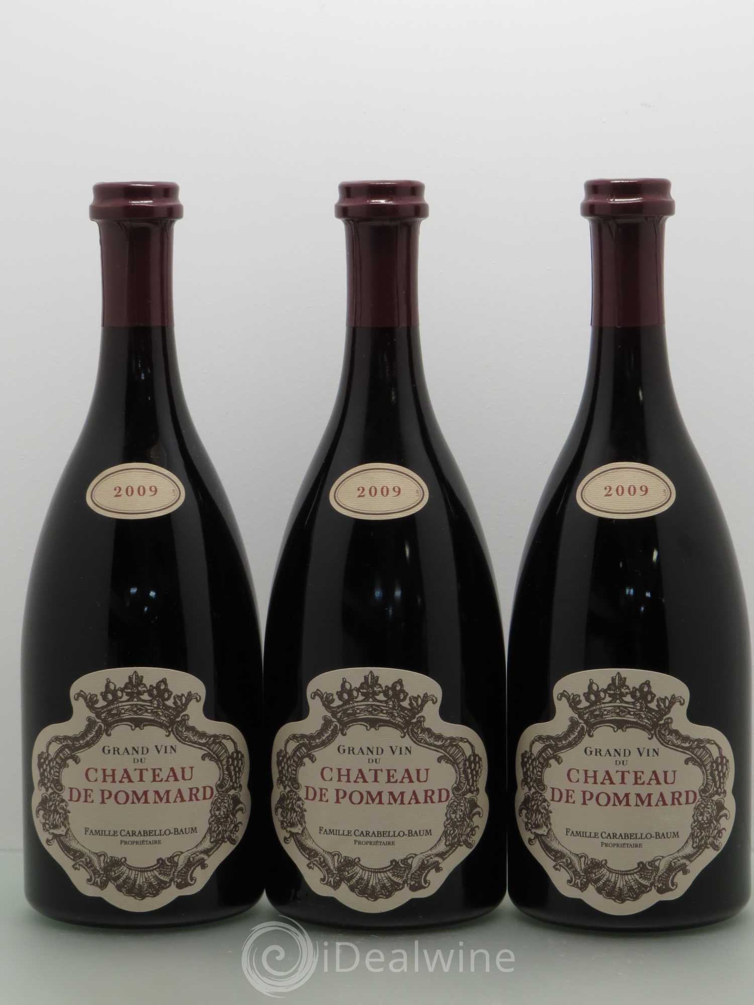 Pommard Château de Pommard 2009 - Lot de 3 bouteilles - 0