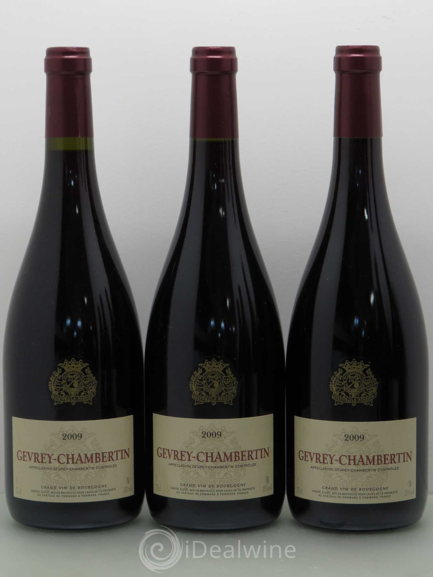 Gevrey-Chambertin Château de Pommard 2009 - Lot de 6 bouteilles - 1