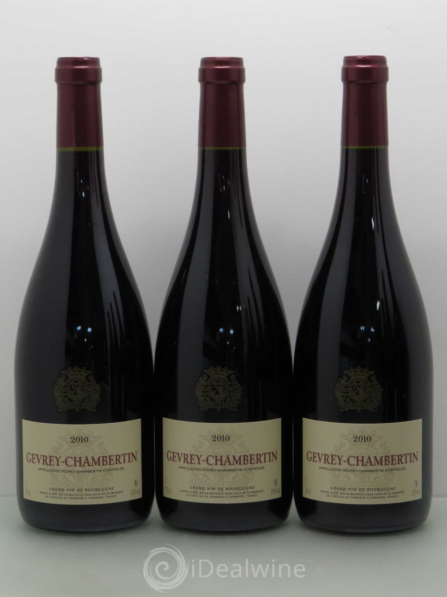 Gevrey-Chambertin Château de Pommard 2010 - Lot de 6 bouteilles - 1