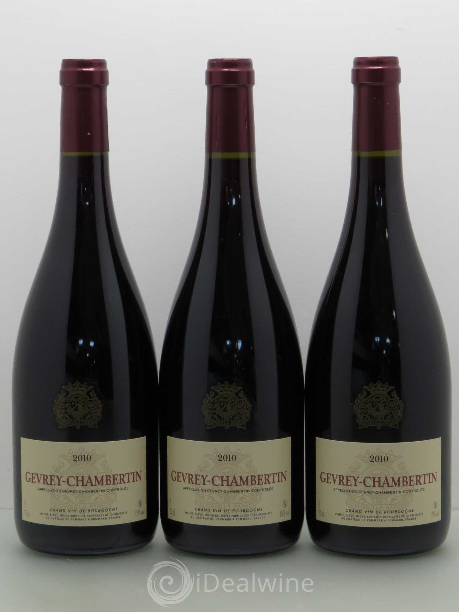 Gevrey-Chambertin Château de Pommard 2010 - Lot de 6 bouteilles - 2