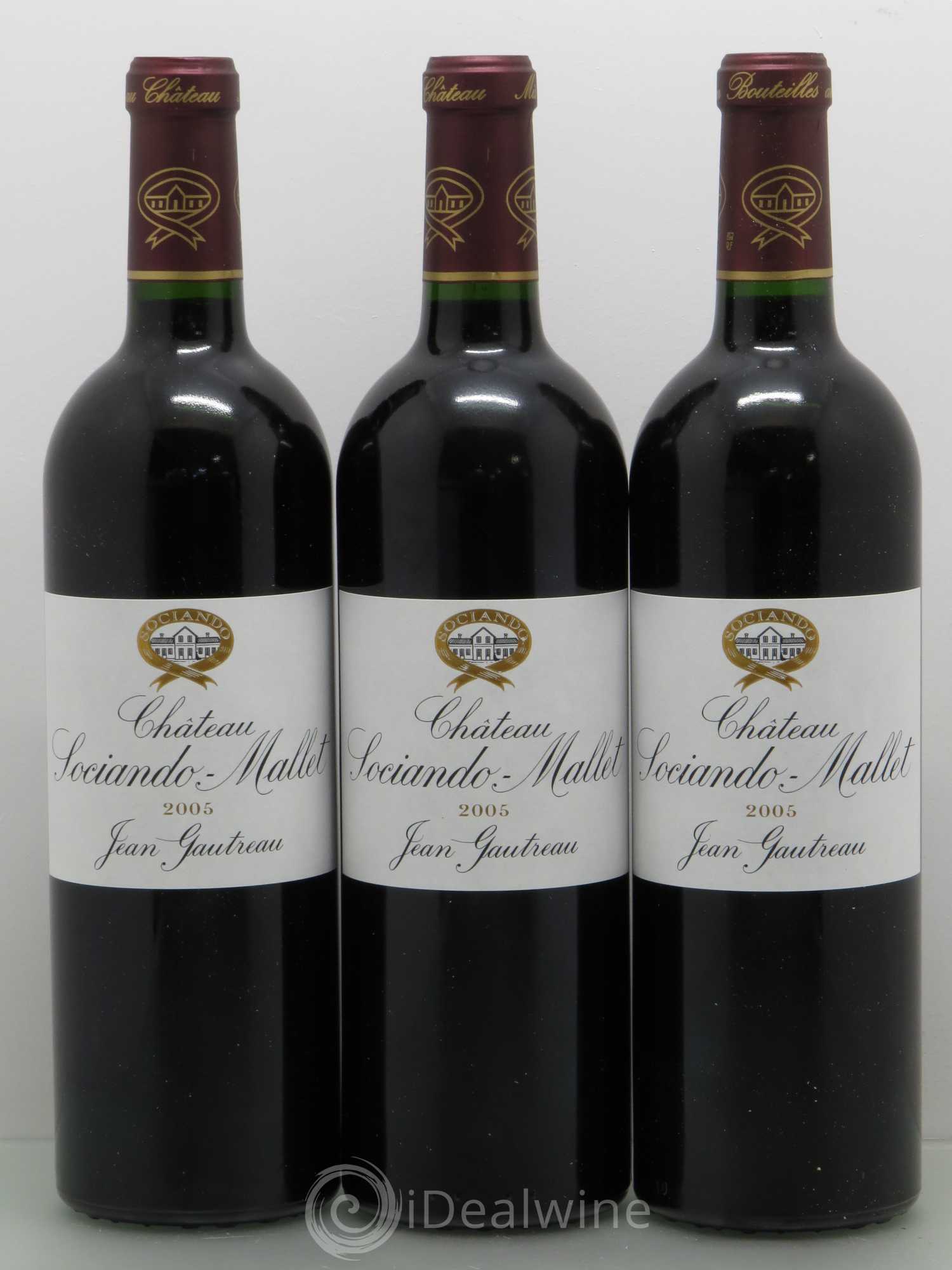 Château Sociando Mallet 2005 - Lot de 6 bouteilles - 2
