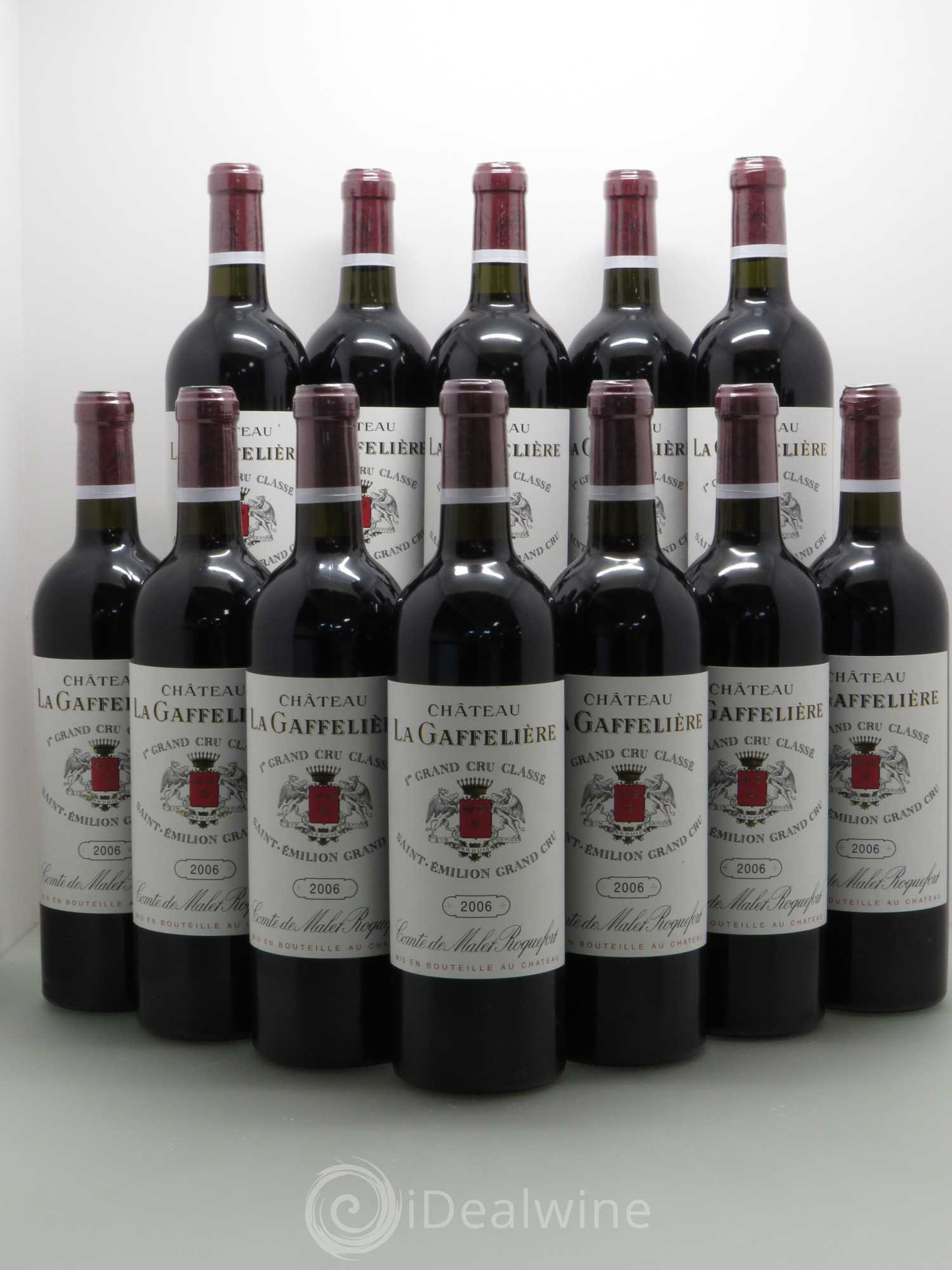 Château la Gaffelière 1er Grand Cru Classé B 2006 - Lot de 12 bouteilles - 0
