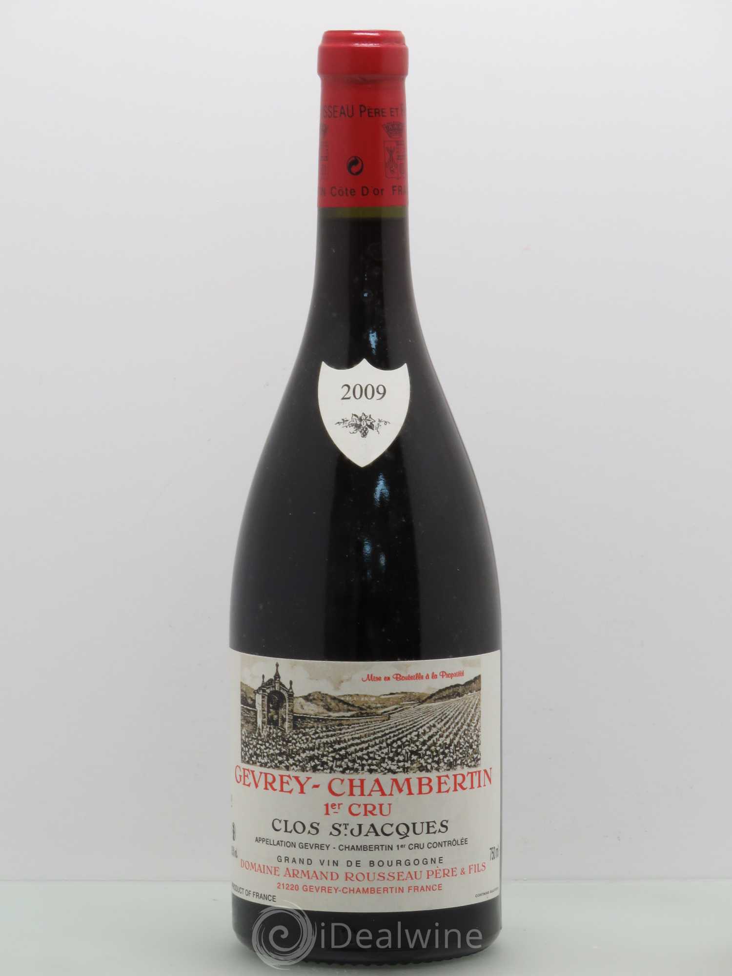 Gevrey-Chambertin 1er Cru Clos Saint-Jacques Armand Rousseau (Domaine) 2009 - Lot de 1 bouteille - 0