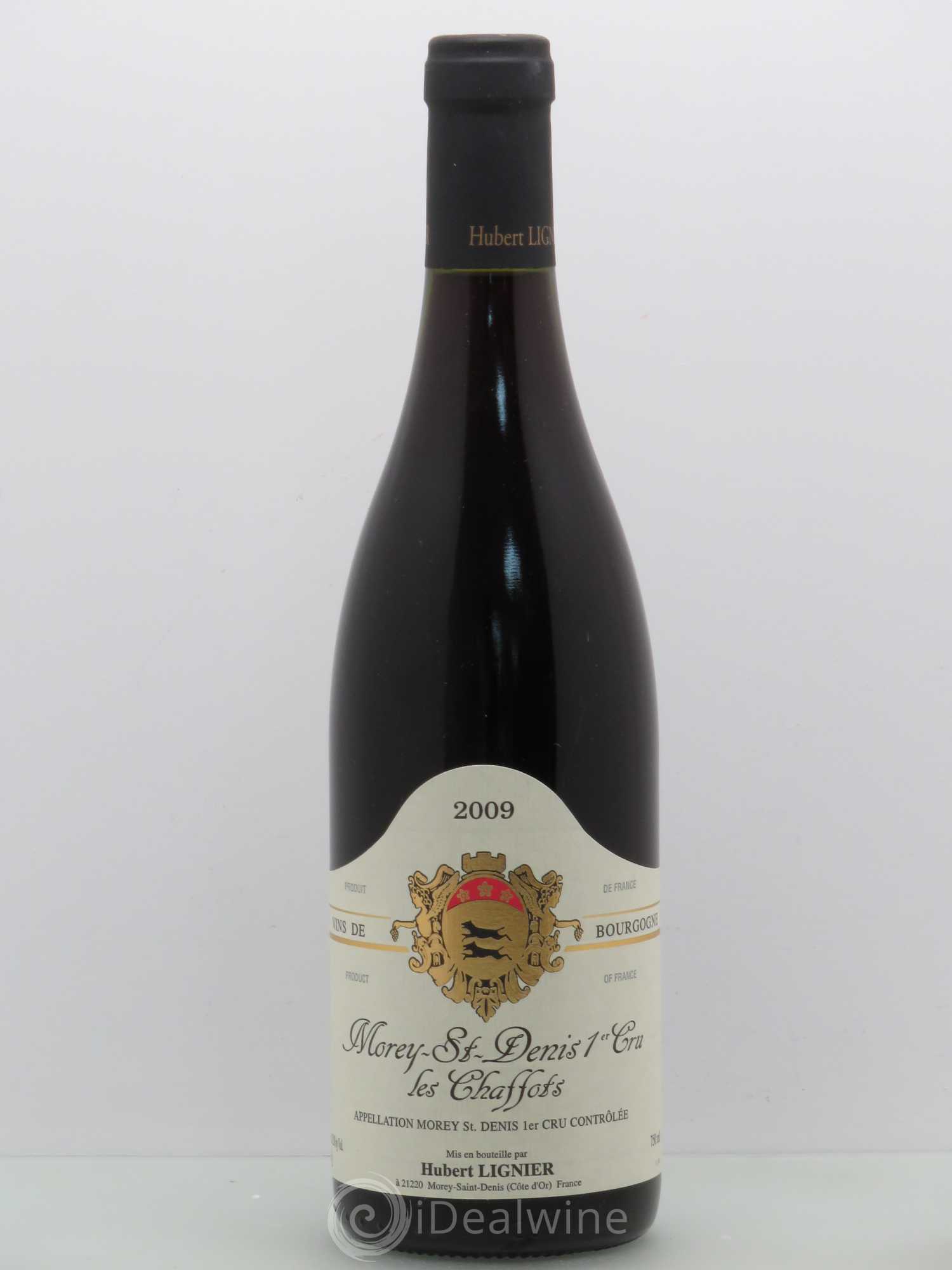 Morey-Saint-Denis 1er Cru Les Chaffots Hubert Lignier (Domaine) 2009 - Lot de 1 bouteille - 0