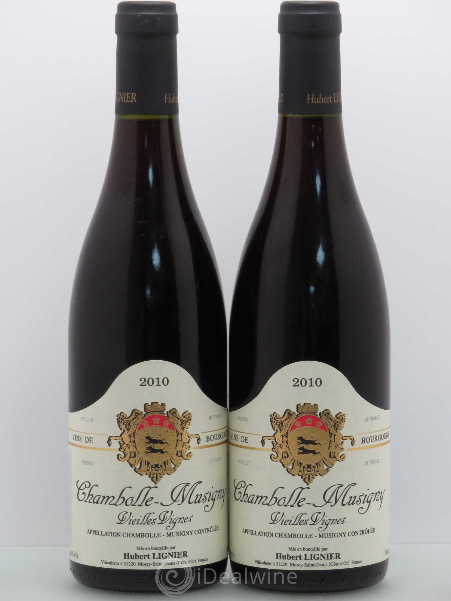 Chambolle-Musigny Vieilles Vignes - Hubert Lignier 2010 - Posten von 2 Flaschen - 0