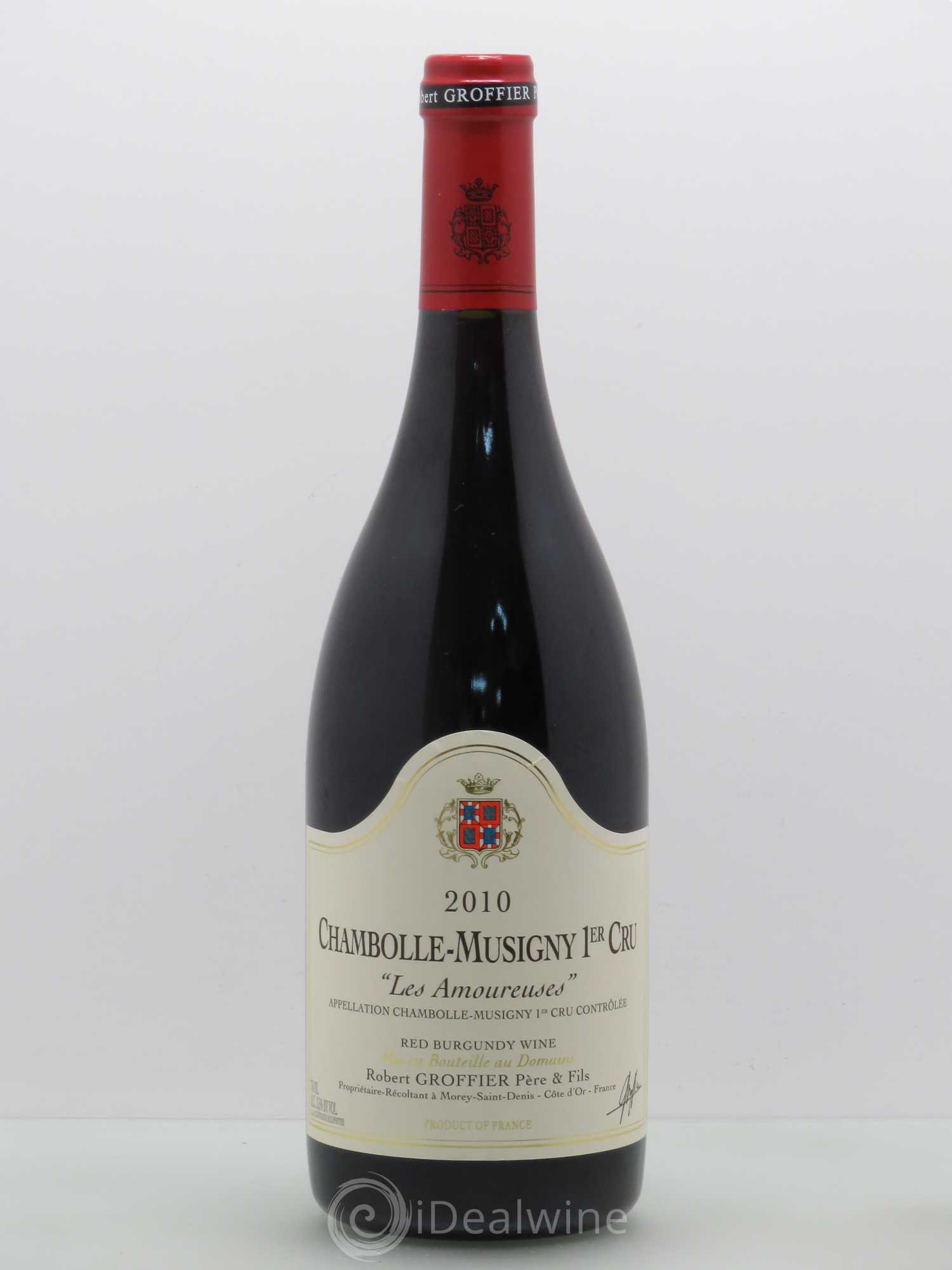 Chambolle-Musigny 1er Cru Les Amoureuses Robert Groffier Père & Fils (Domaine) 2010 - Lot de 1 bouteille - 0