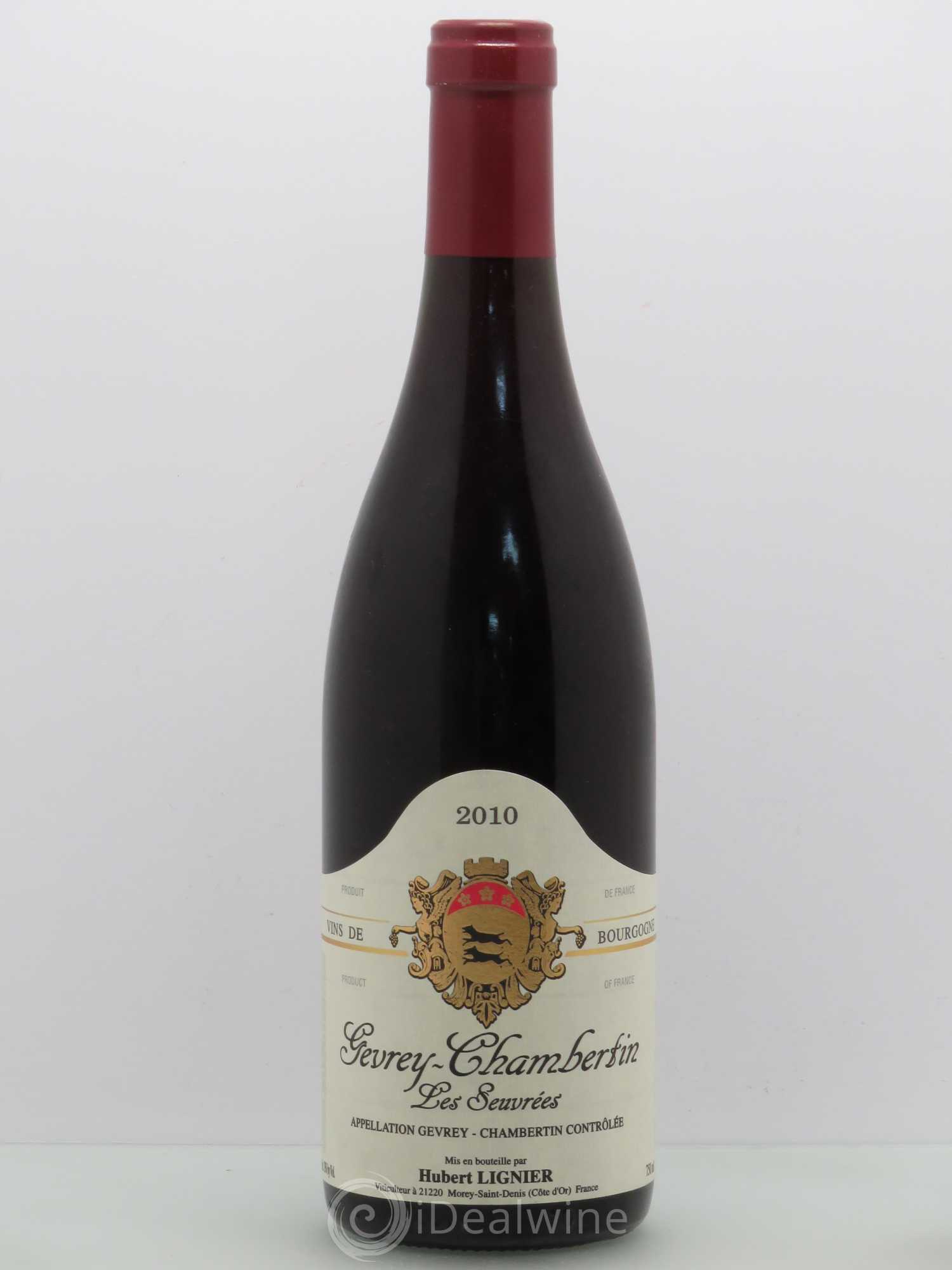 Gevrey-Chambertin Seuvrées Hubert Lignier (Domaine) 2010 - Lot de 1 bouteille - 0