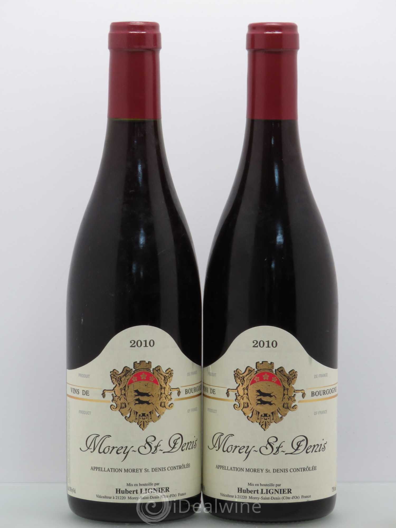 Morey-Saint-Denis Hubert Lignier (Domaine) 2010 - Lot de 2 bouteilles - 0
