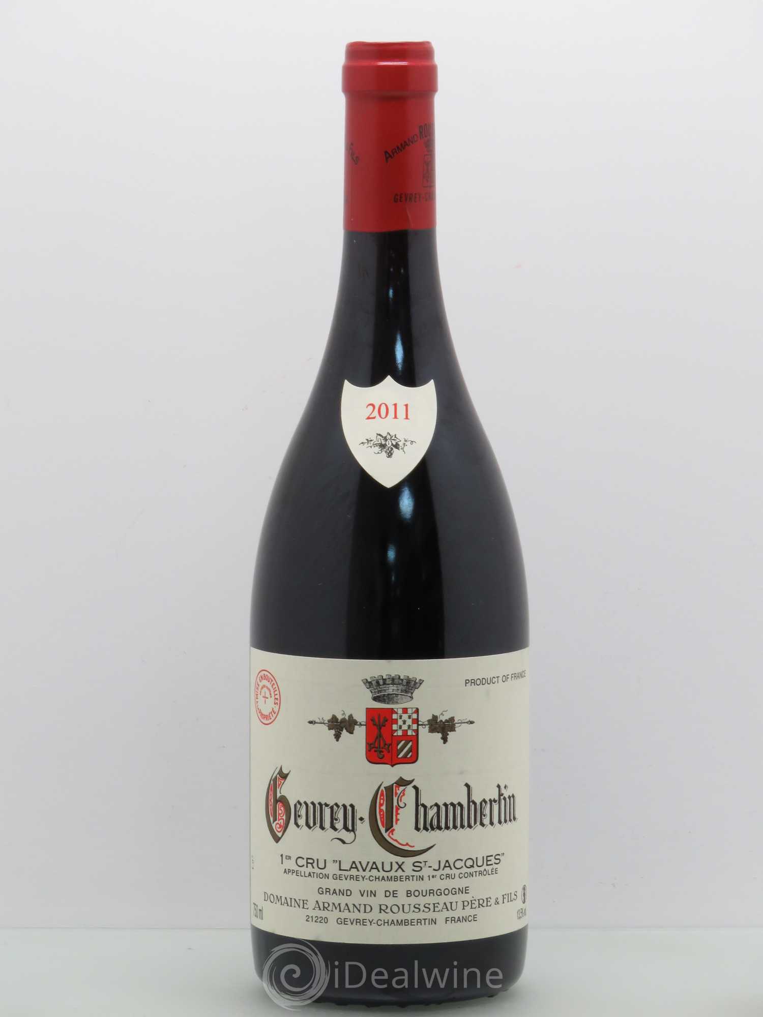 Gevrey-Chambertin 1er Cru Lavaux Saint Jacques Armand Rousseau (Domaine) 2011 - Lot de 1 bouteille - 0