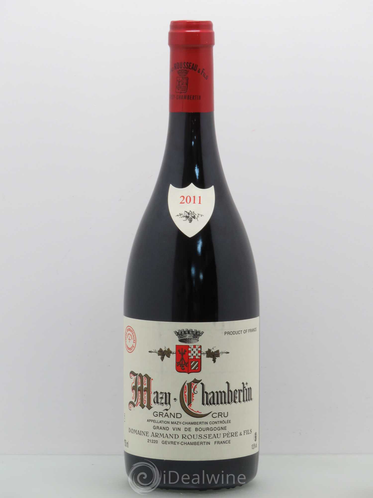 Mazis-Chambertin Grand Cru Armand Rousseau (Domaine) 2011 - Lot de 1 bouteille - 0