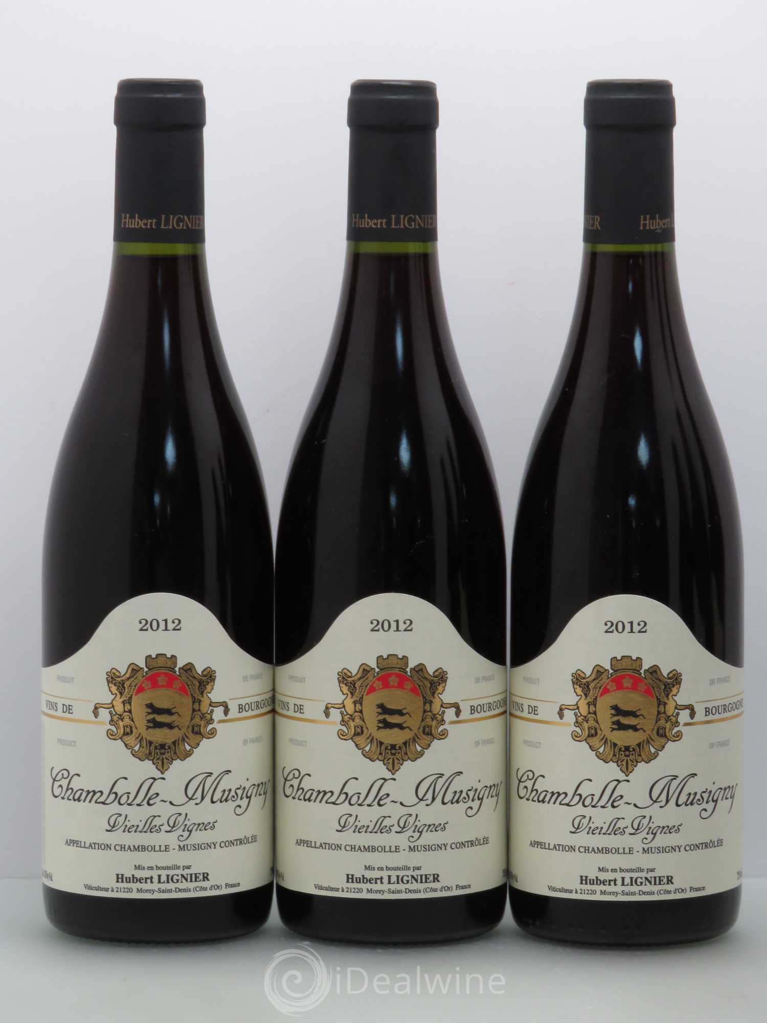 Chambolle-Musigny Vieilles Vignes - Hubert Lignier 2012 - Posten von 6 Flaschen - 1