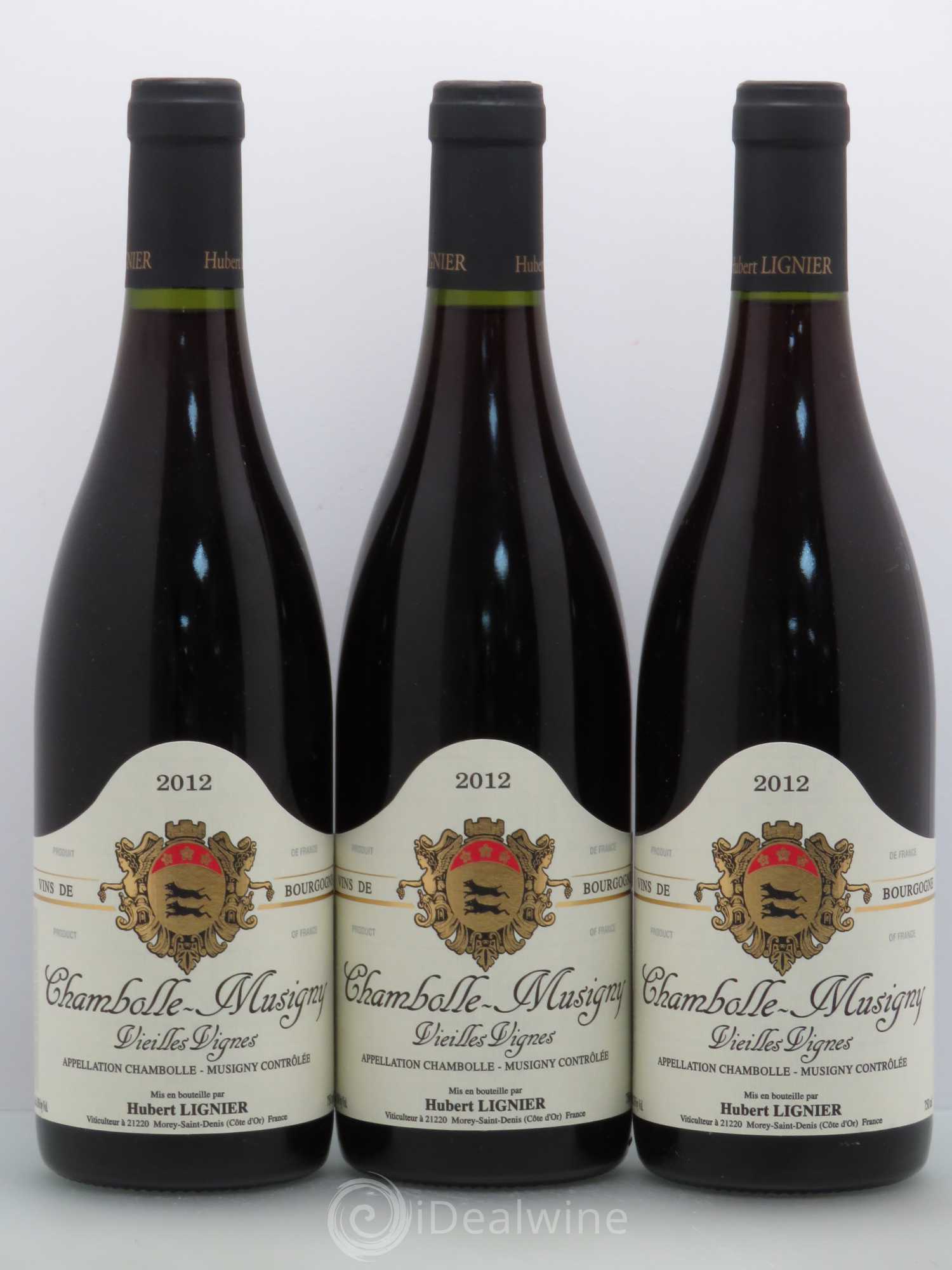 Chambolle-Musigny Vieilles Vignes - Hubert Lignier 2012 - Posten von 6 Flaschen - 2