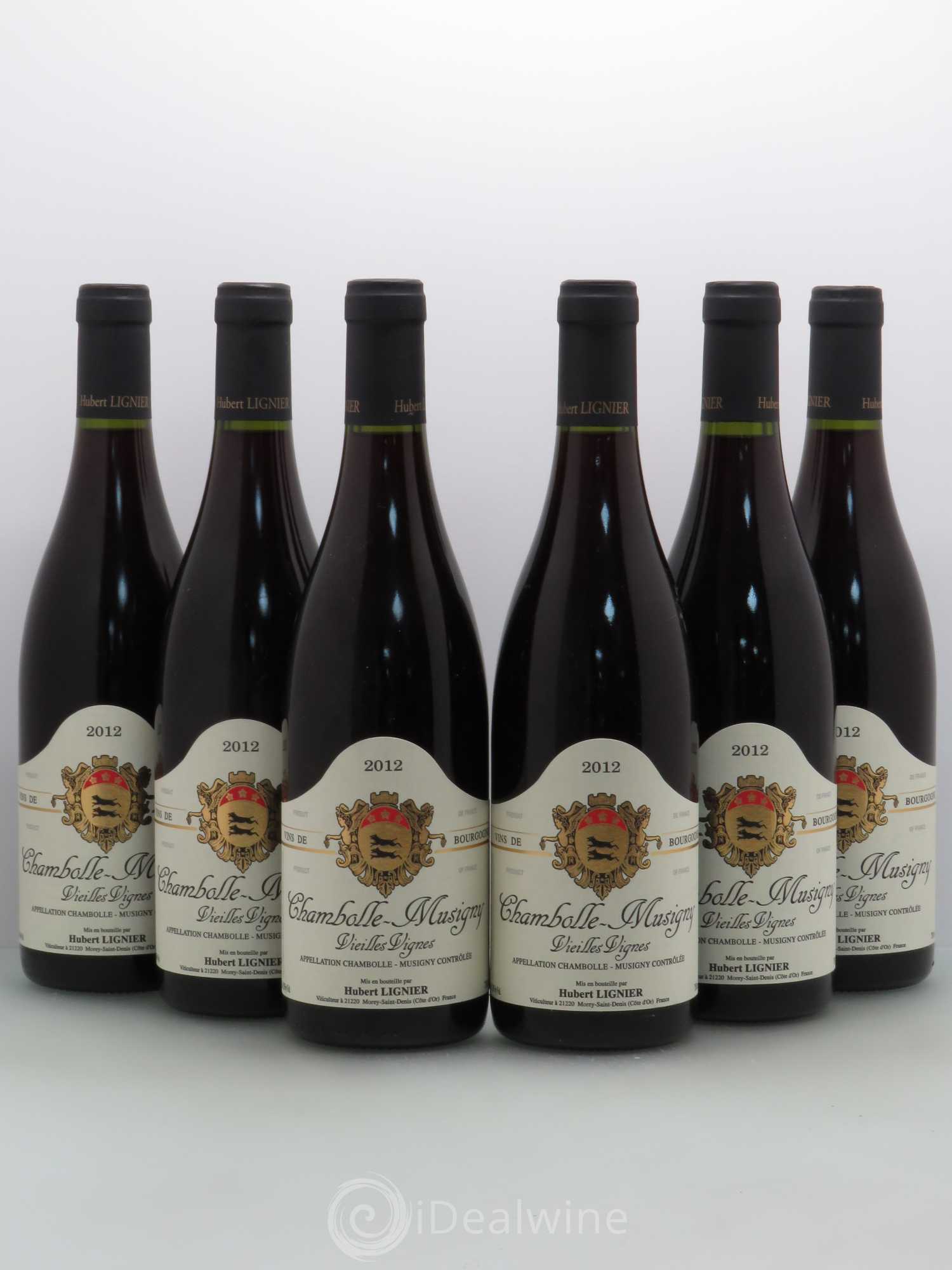 Chambolle-Musigny Vieilles Vignes - Hubert Lignier 2012 - Posten von 6 Flaschen - 0