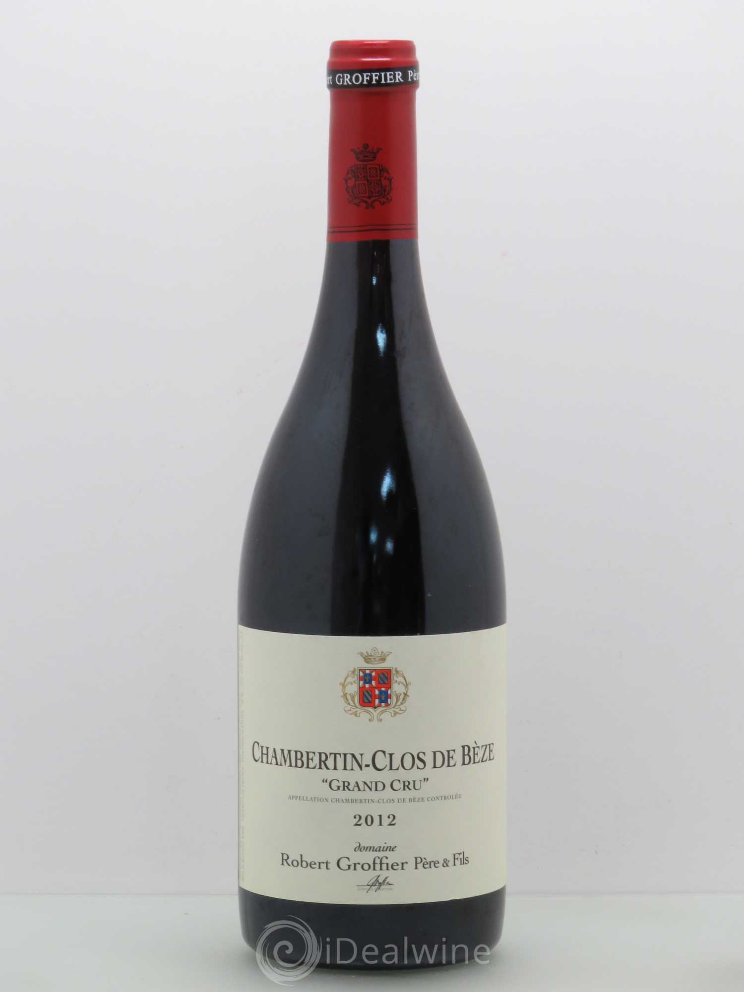 Chambertin Clos de Bèze Grand Cru Robert Groffier Père & Fils (Domaine) 2012 - Lot de 1 bouteille - 0