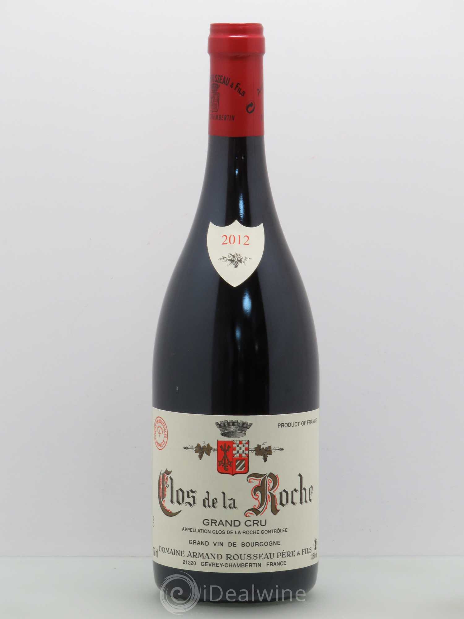 Clos de la Roche Grand Cru Armand Rousseau (Domaine) 2012 - Posten von 1 Flasche - 0