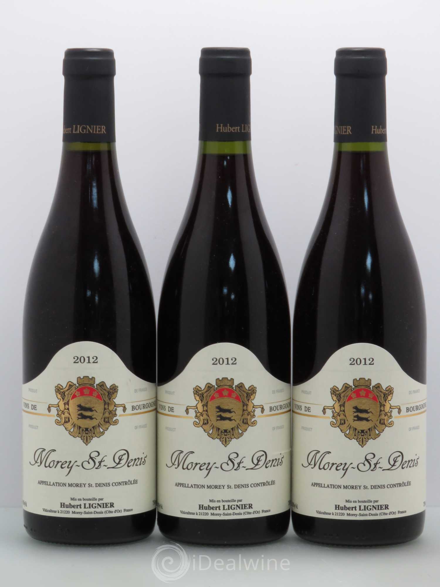 Morey-Saint-Denis Hubert Lignier (Domaine) 2012 - Lot de 3 bouteilles - 0