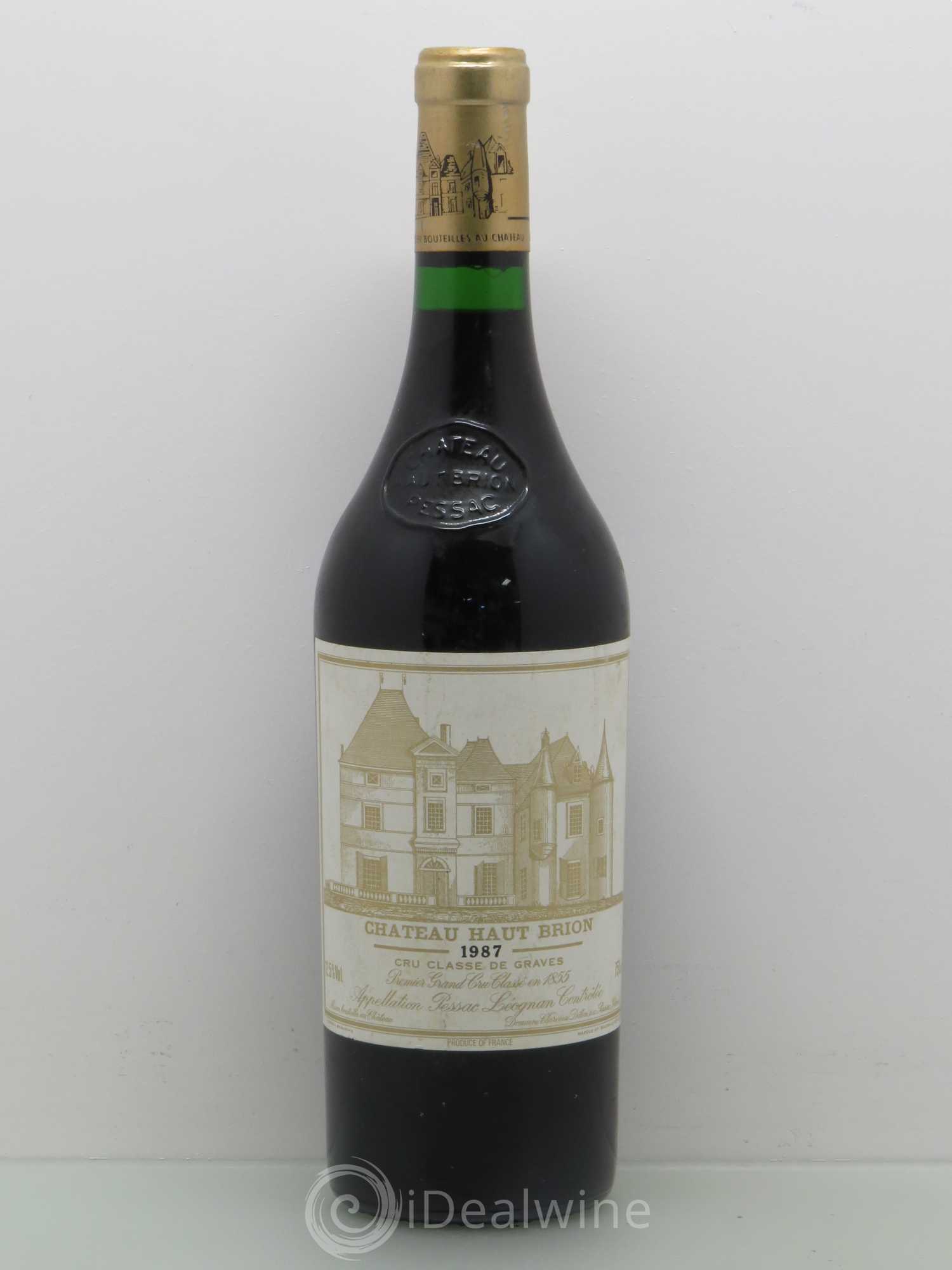 Château Haut Brion 1er Grand Cru Classé 1987 - Lot de 1 bouteille - 0
