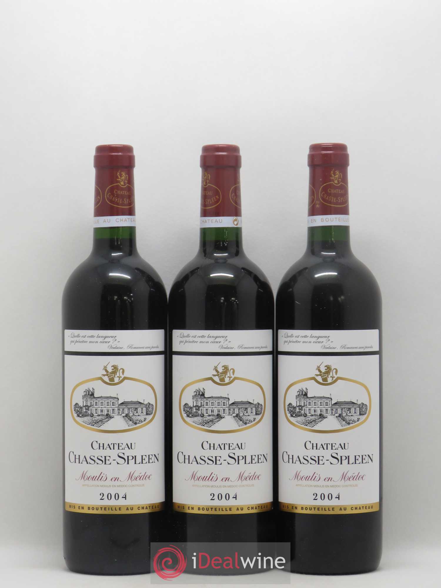 Château Chasse Spleen 2004 - Lot de 12 bouteilles - 1