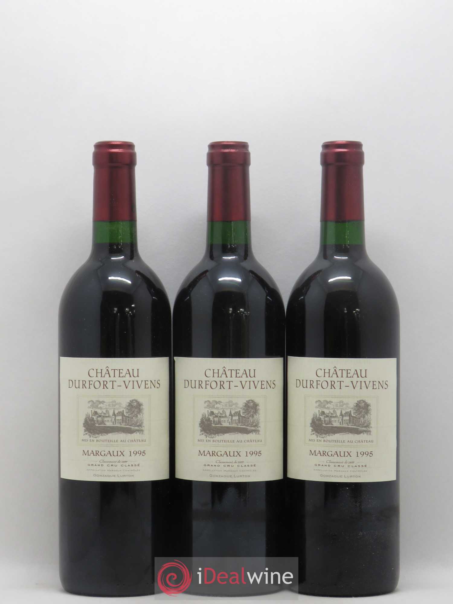 Château Durfort Vivens 2ème Grand Cru Classé 1995 - Lot de 12 bouteilles - 2