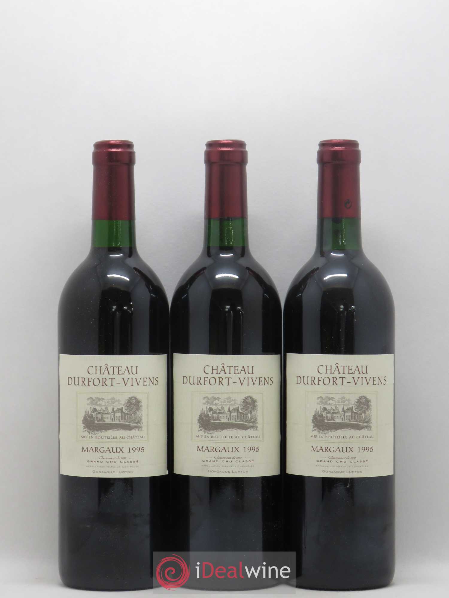 Château Durfort Vivens 2ème Grand Cru Classé 1995 - Lot de 12 bouteilles - 3